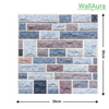 WallAura™ 4er Set 3D Wandfliesen Selbstklebend 30x30 cm