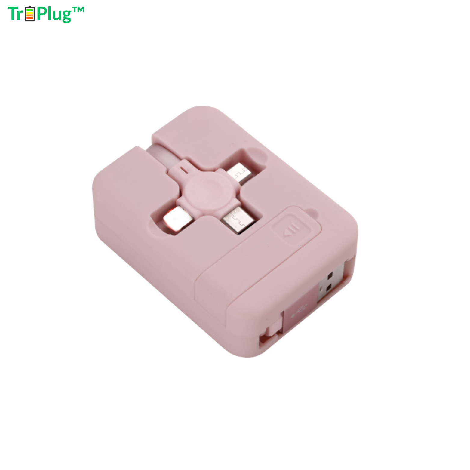 TriPlug™ 3-in-1 Ladekabel – USB-C, Micro USB & Lightning