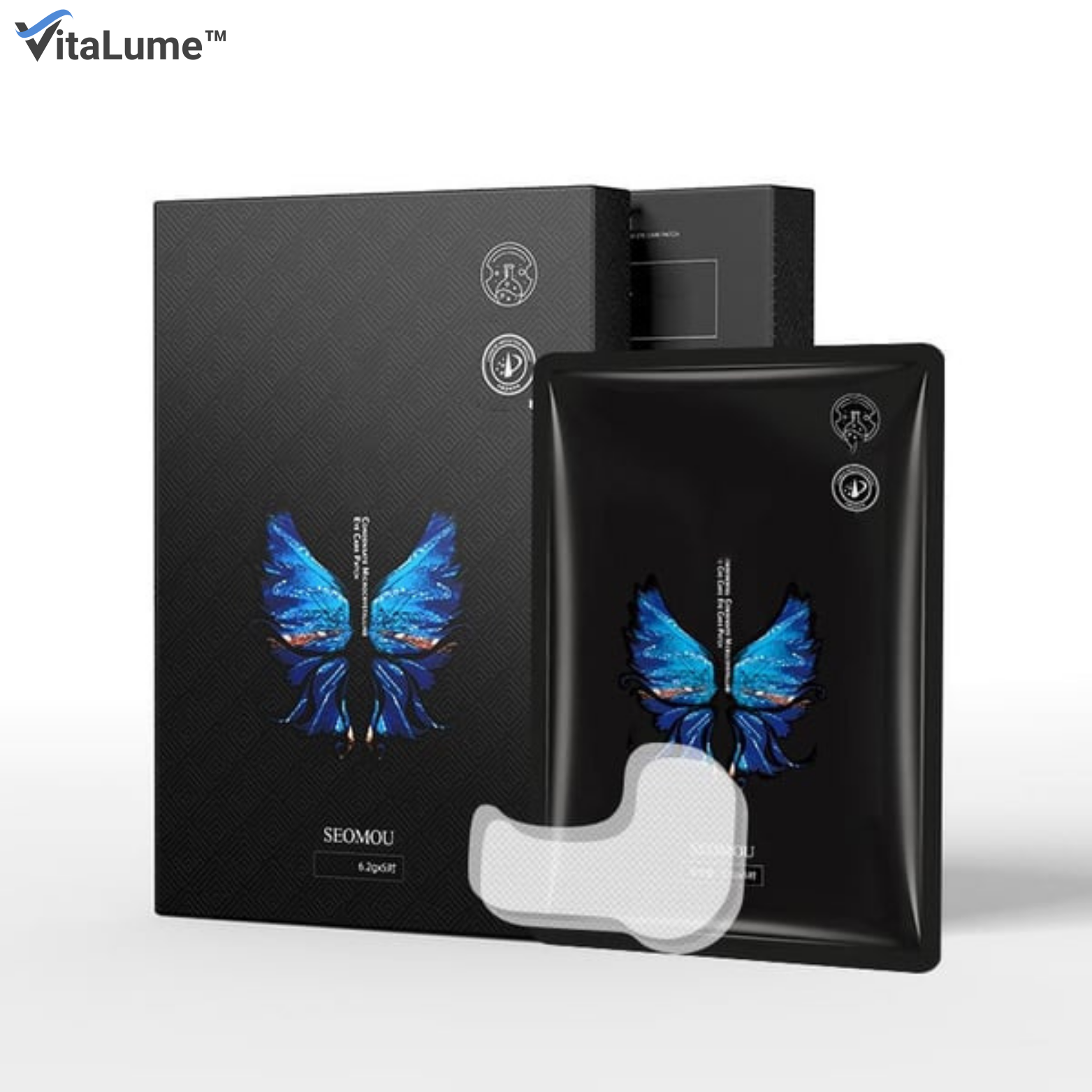 1+1 GRATIS | VitaLume™ Falten Patches – Microkristall und Hyaluronsäure