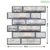 WallAura™ 4er Set 3D Wandfliesen Selbstklebend 30x30 cm