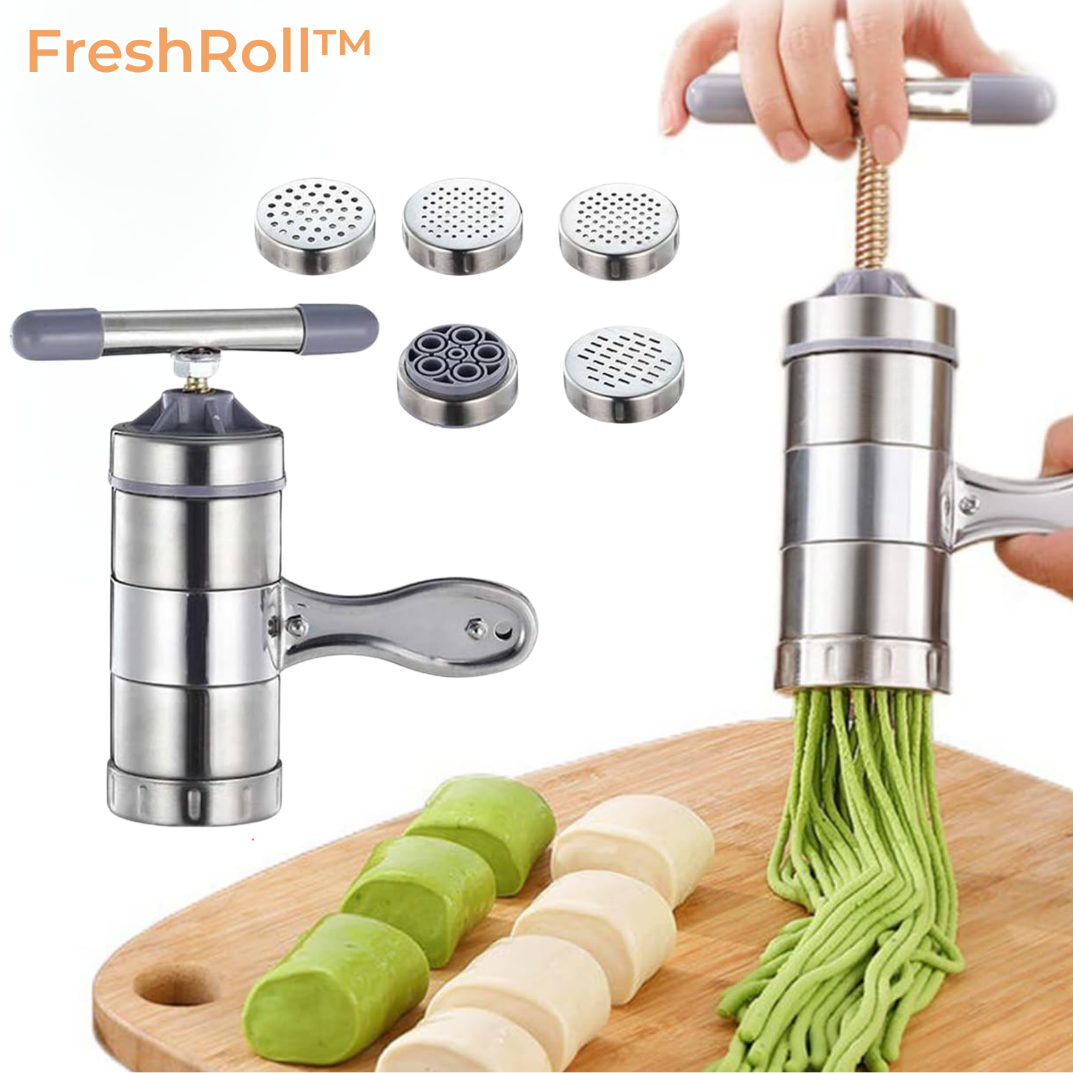 FreshRoll™ Edelstahl Nudelmaschine