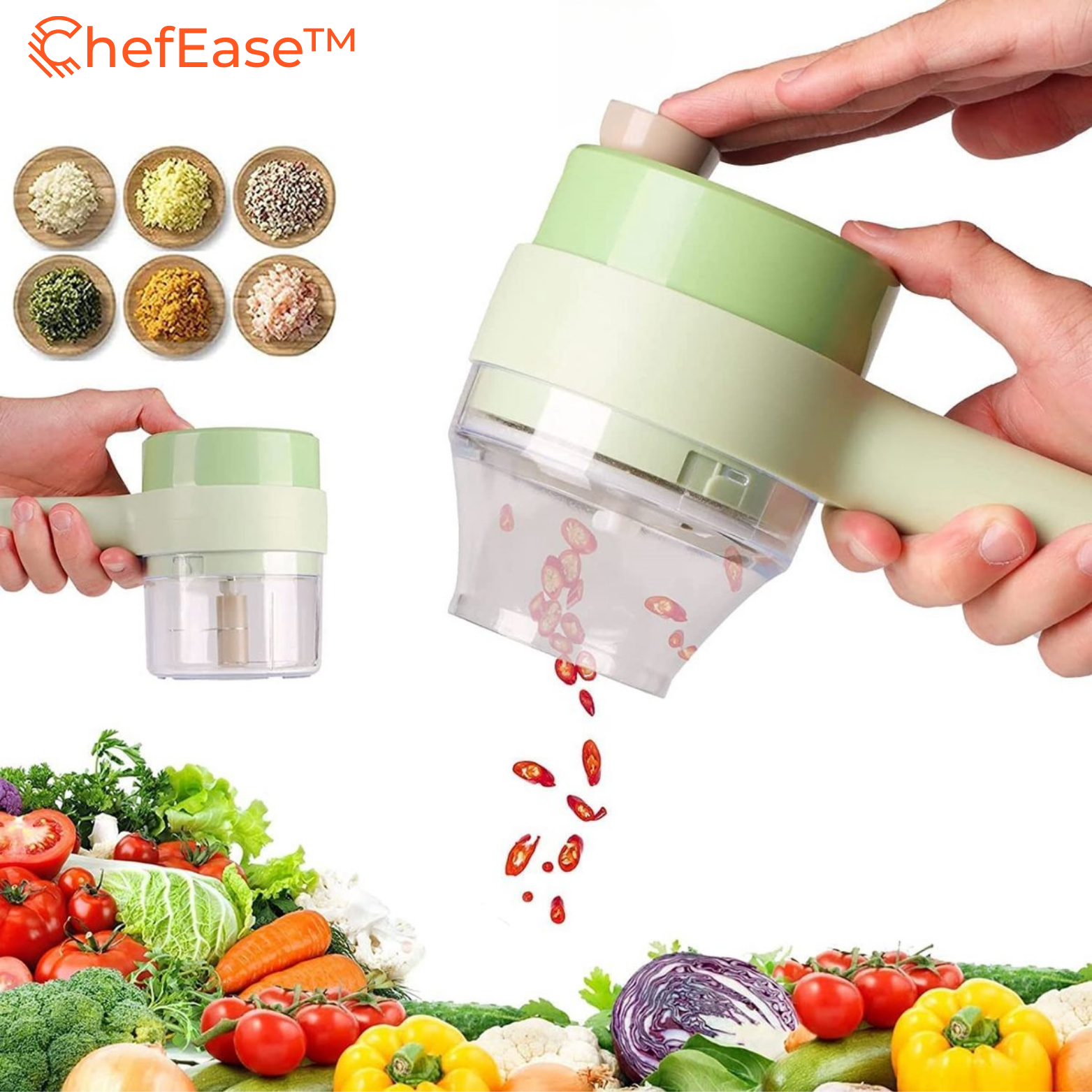 ChefEase™ 4-in-1 Elektrischer Gemüseschneider