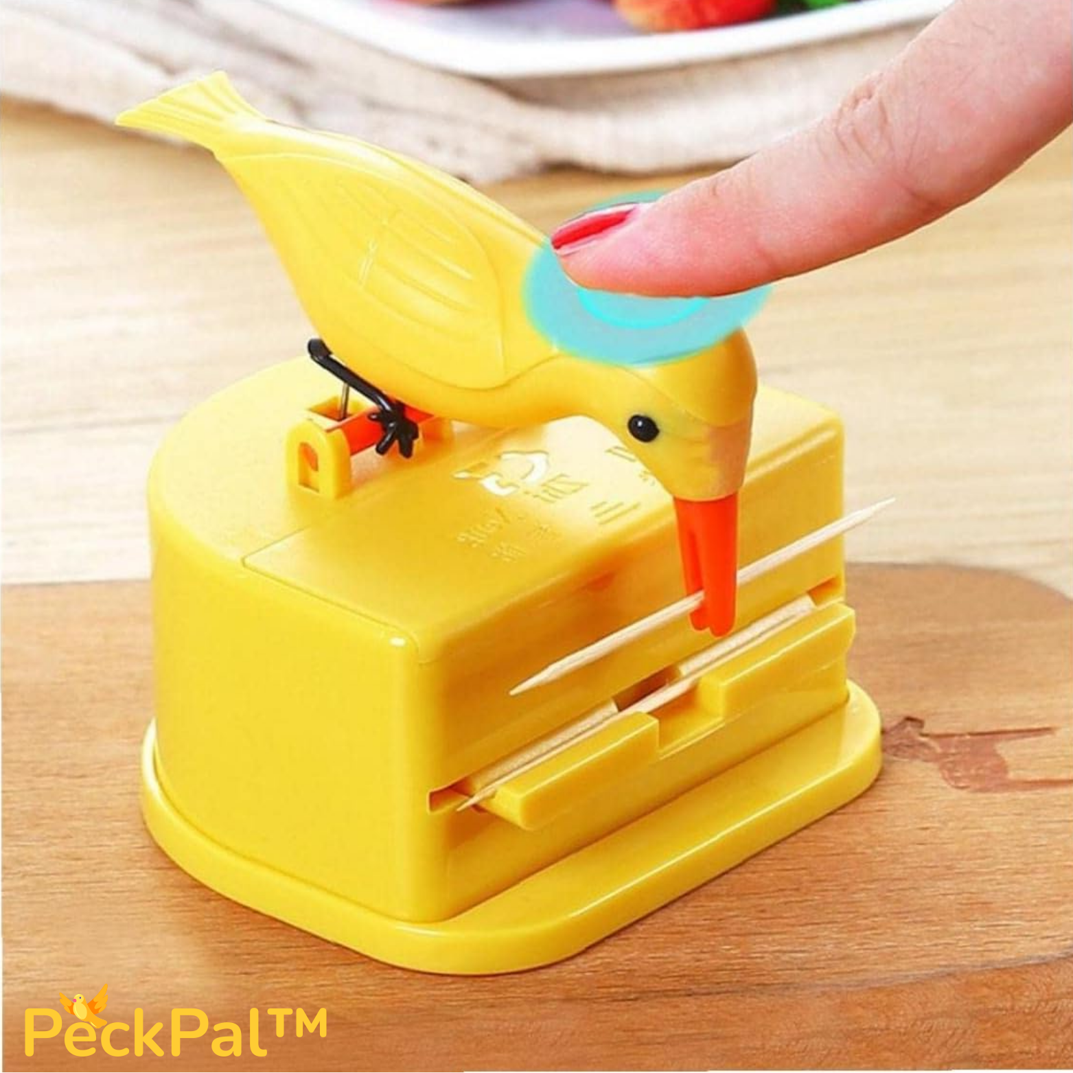 PeckPal™ Vogel Zahnstocker-Spender