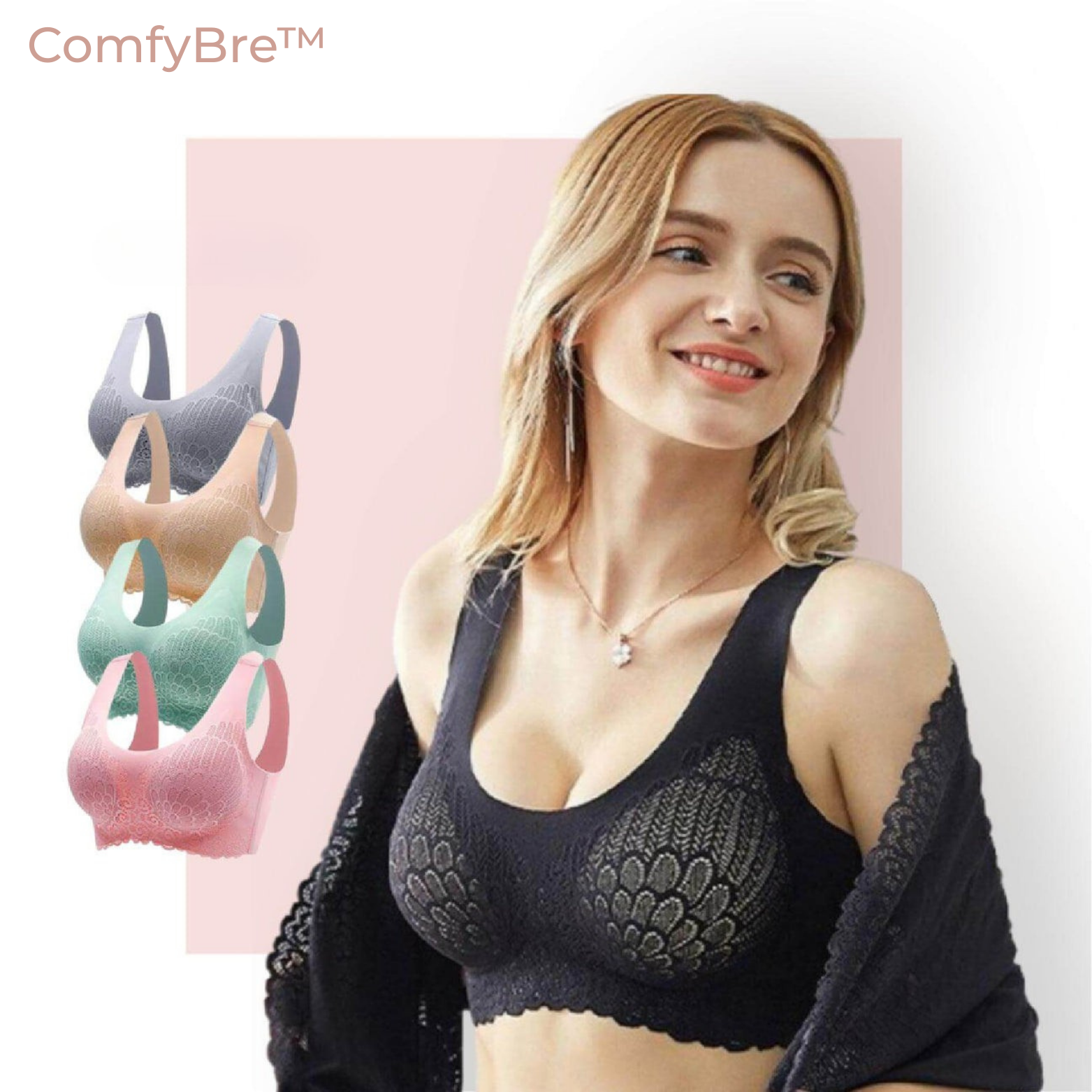 1+2 GRATIS | ComfyBre™ - Bequemer Push-Up BH ohne Bügel für Damen