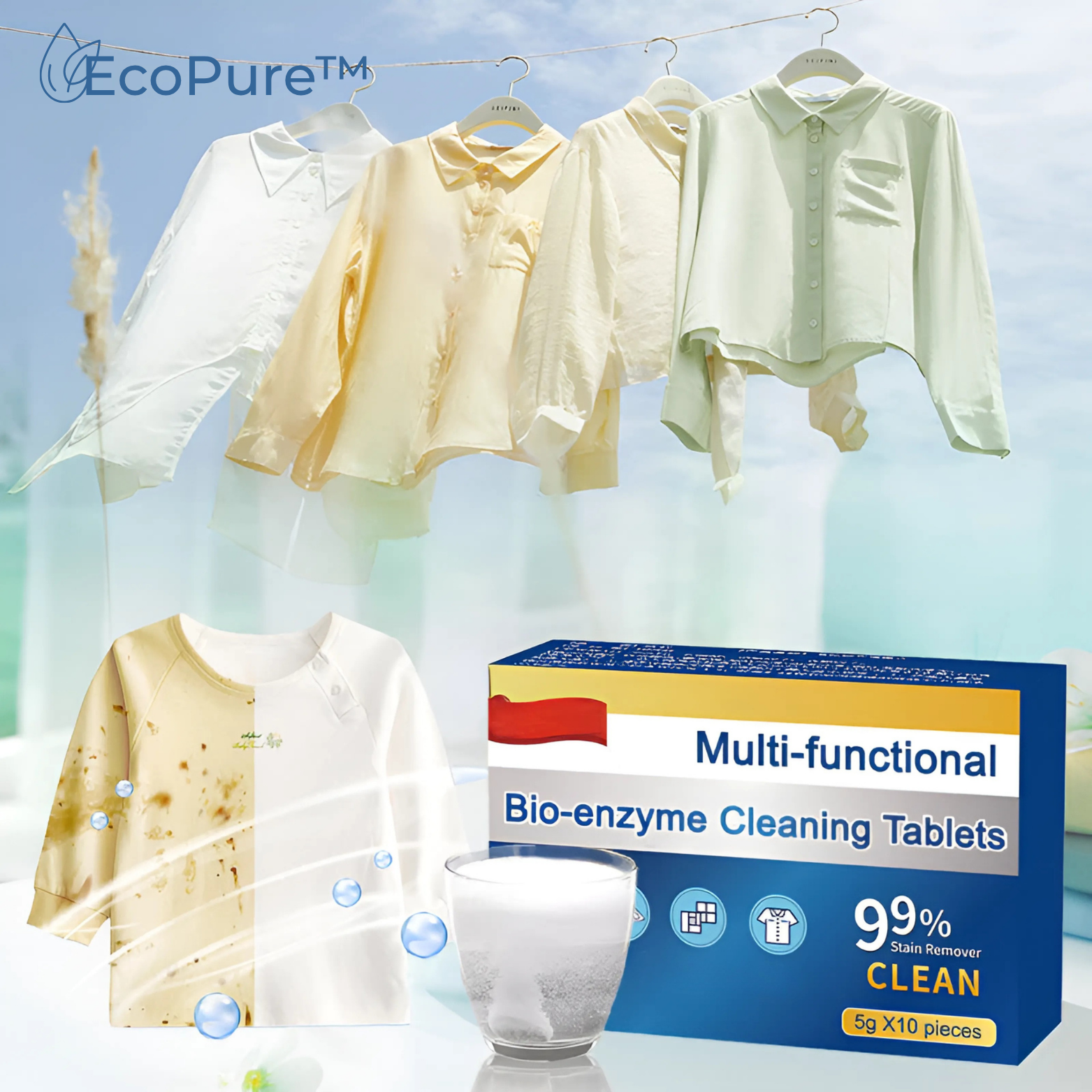 EcoPure™ Bio-Enzym Tiefenreinigungstabs