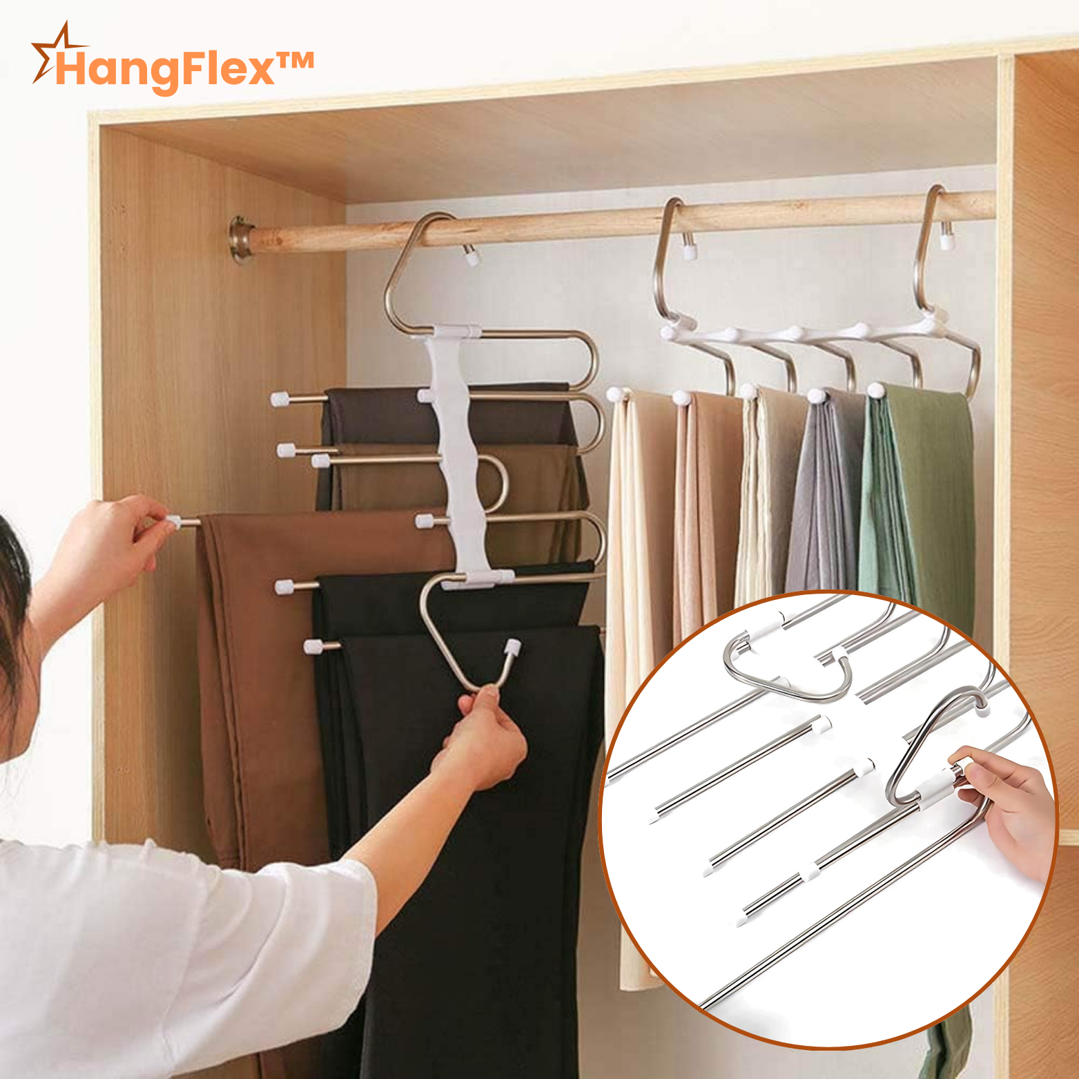 HangFlex™ 5-in-1 Multifunktionaler Klappbügel