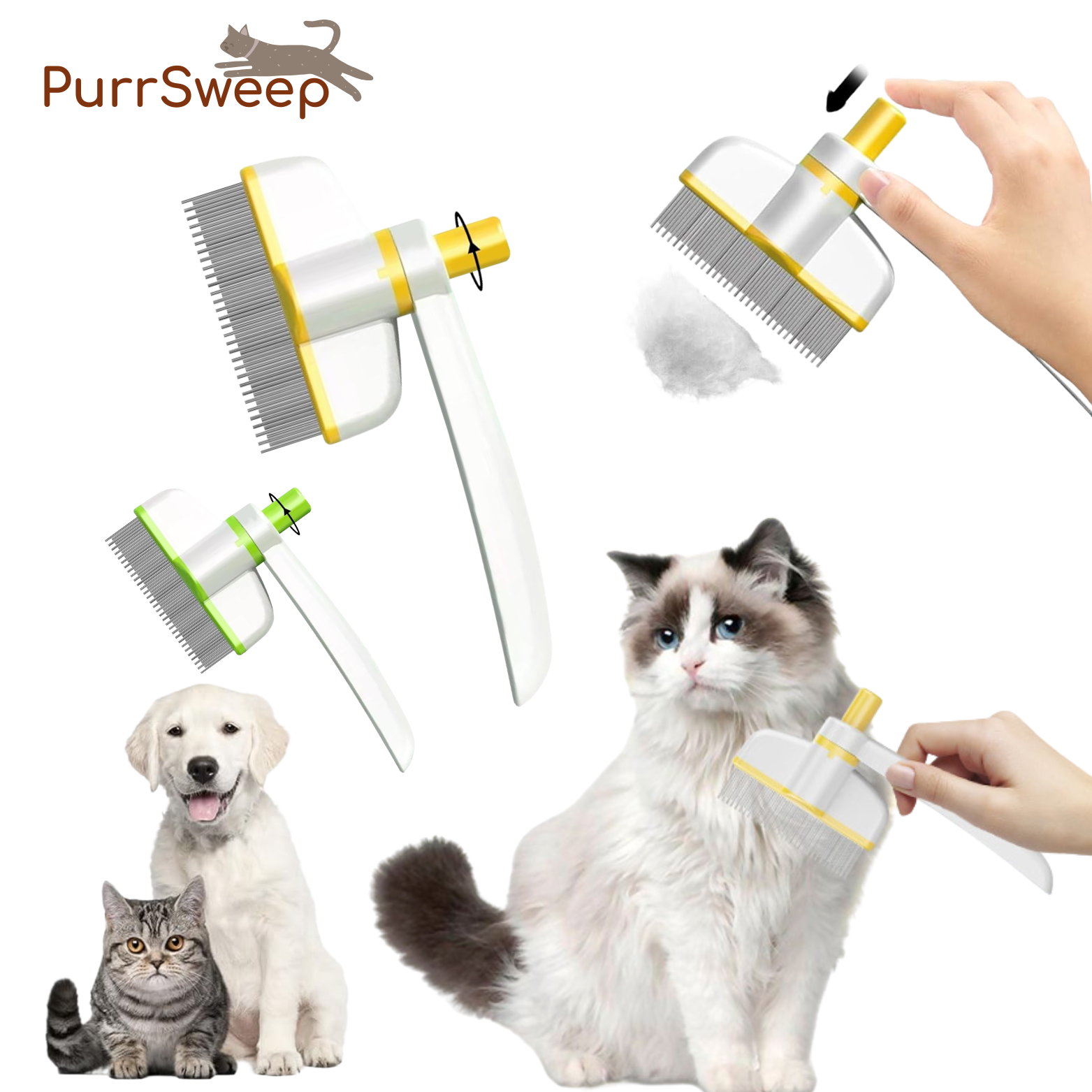 PurrSweep Haarentfernungskamm