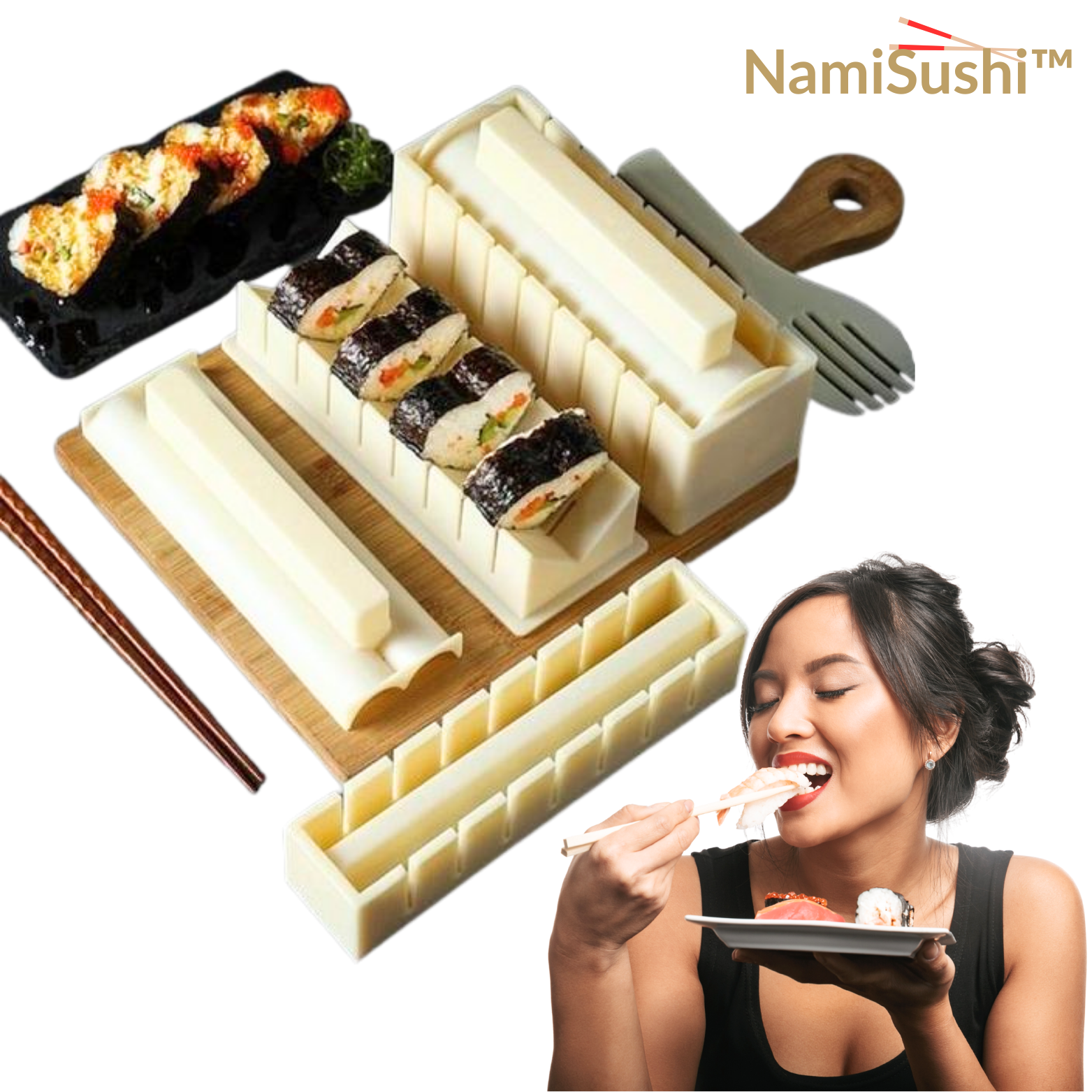 NamiSushi™ Sushi Maker Set – DIY Sushi Formen für Zuhause