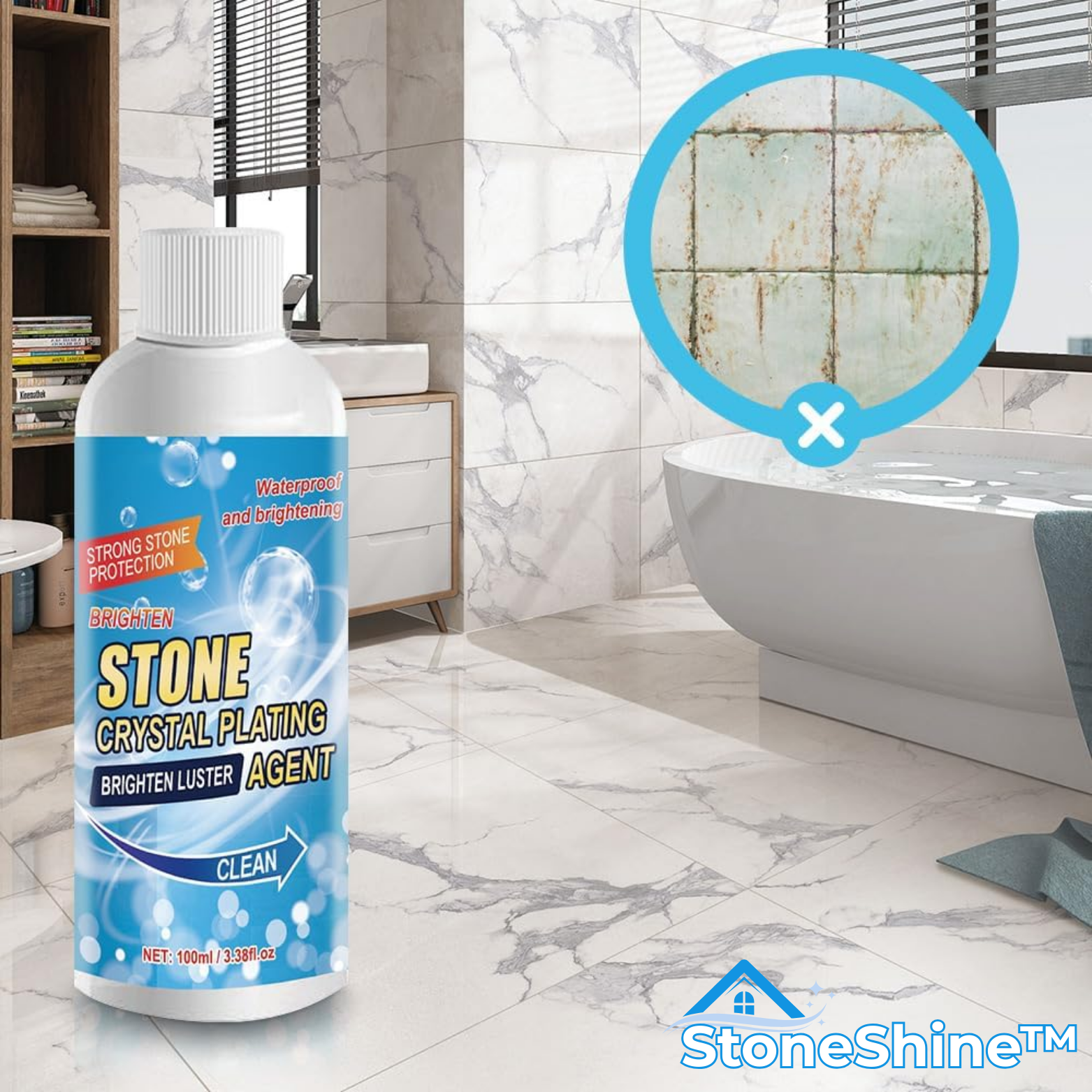 1+1 GRATIS | StoneShine™ Steinreiniger Intensiv