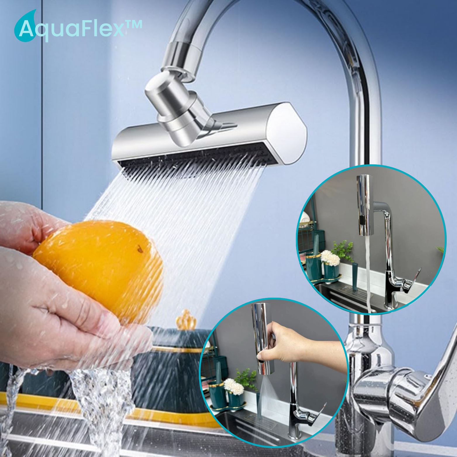 AquaFlex™ Wasserfall Armatur mit Brause