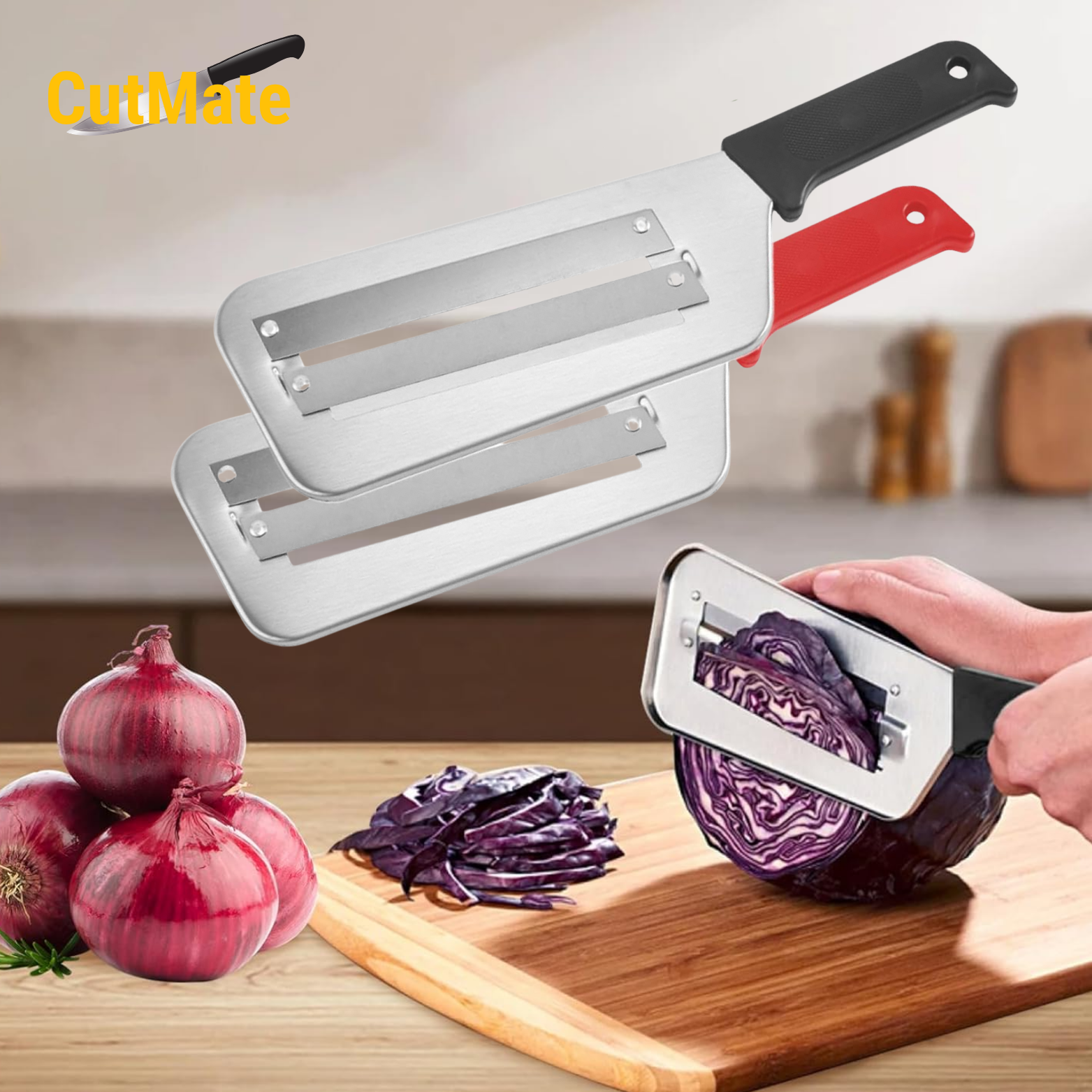 CutMate Krauthobel Edelstahl