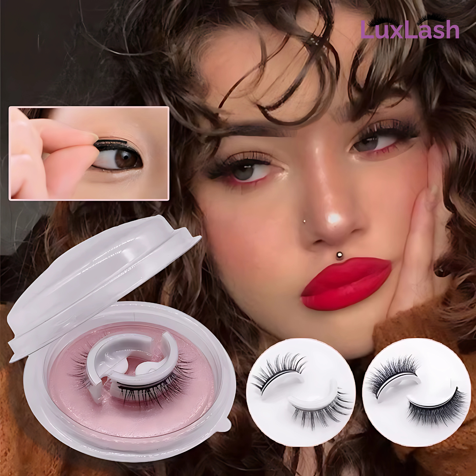 2+1 GRATIS | LuxLash Wimpern ohne Kleber