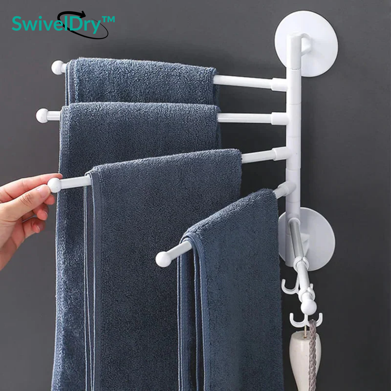 SwivelDry™ Drehbarer Handtuchhalter