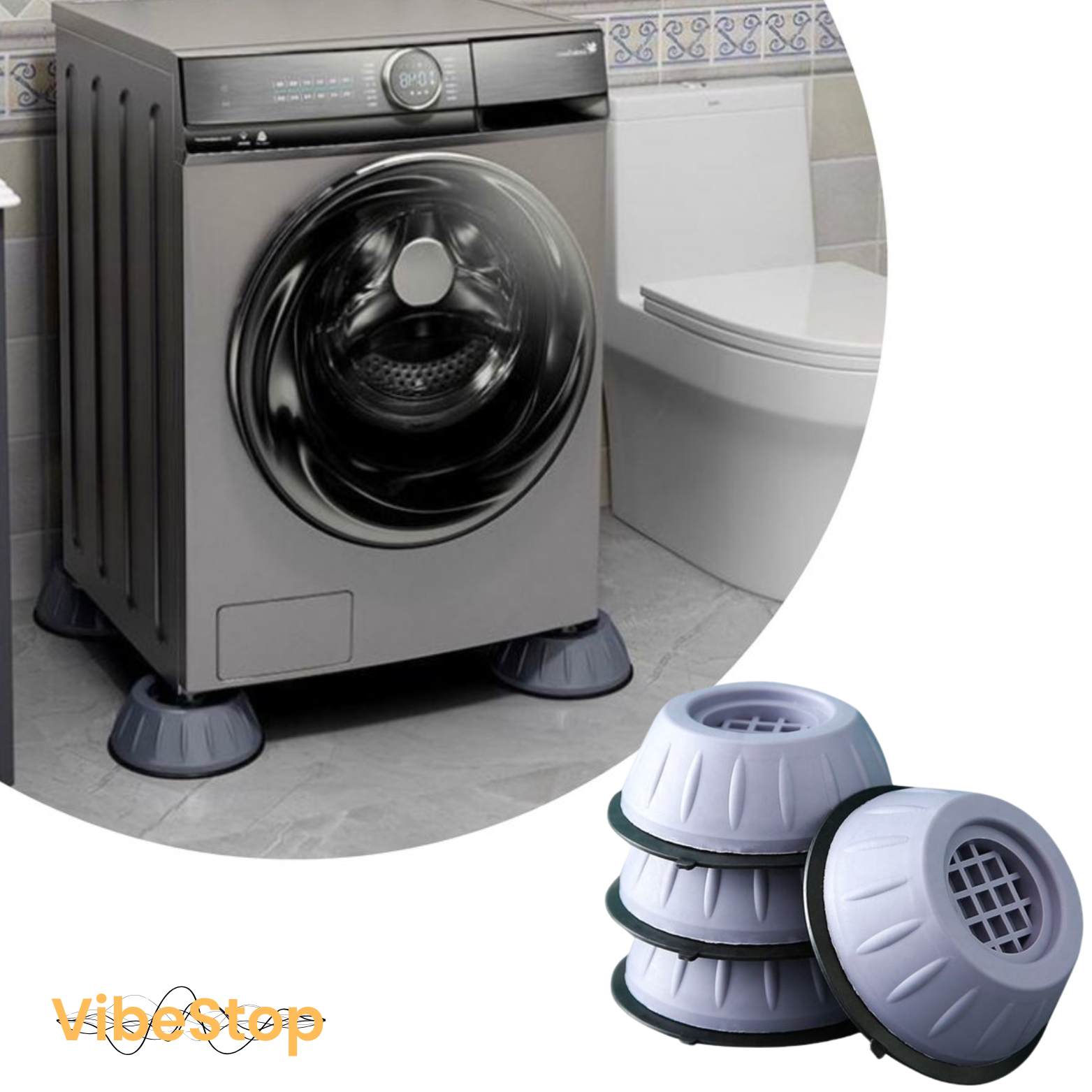 VibeStop Vibrationsdämpfer für Waschmaschinen