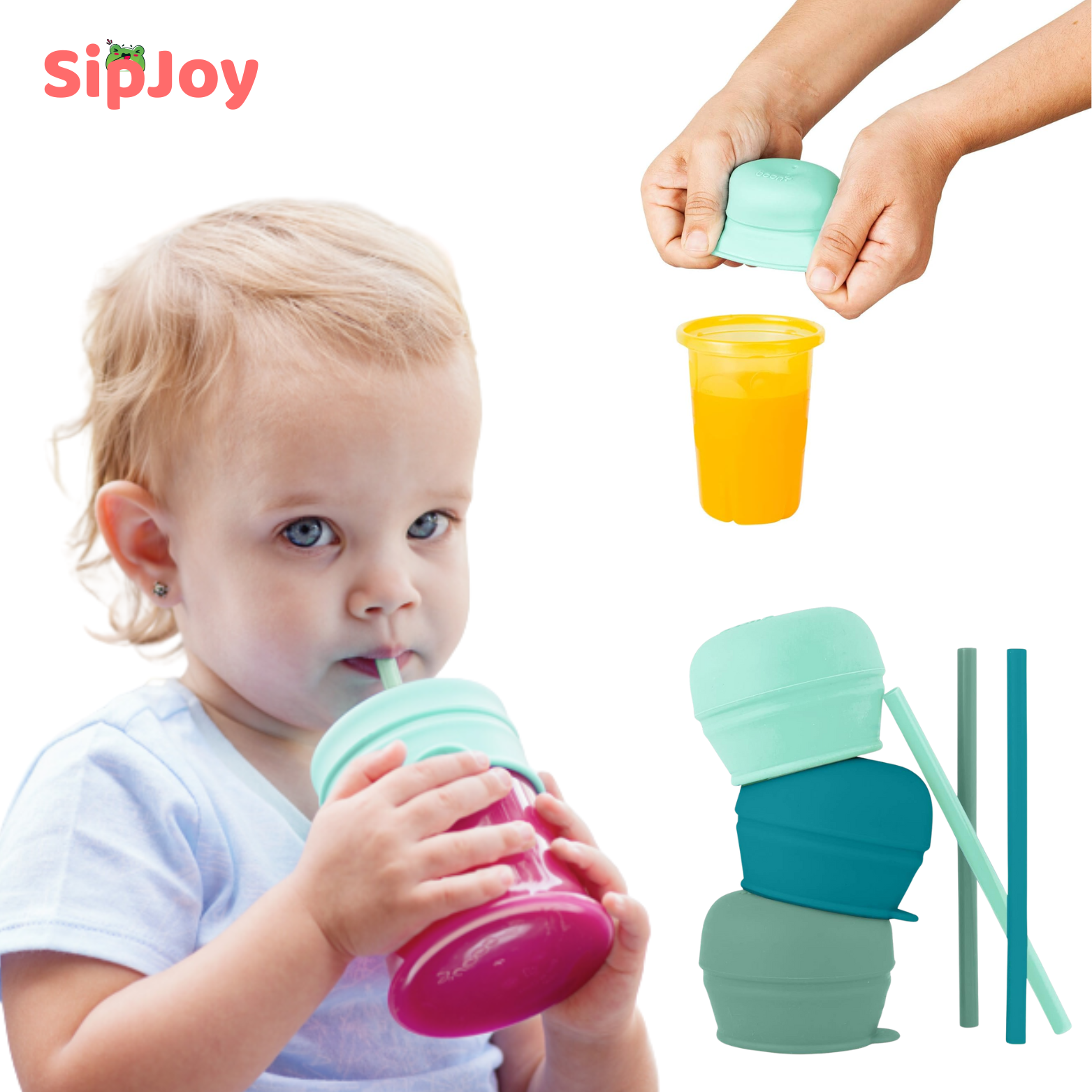 SipJoy Silikon Trinkaufsätze