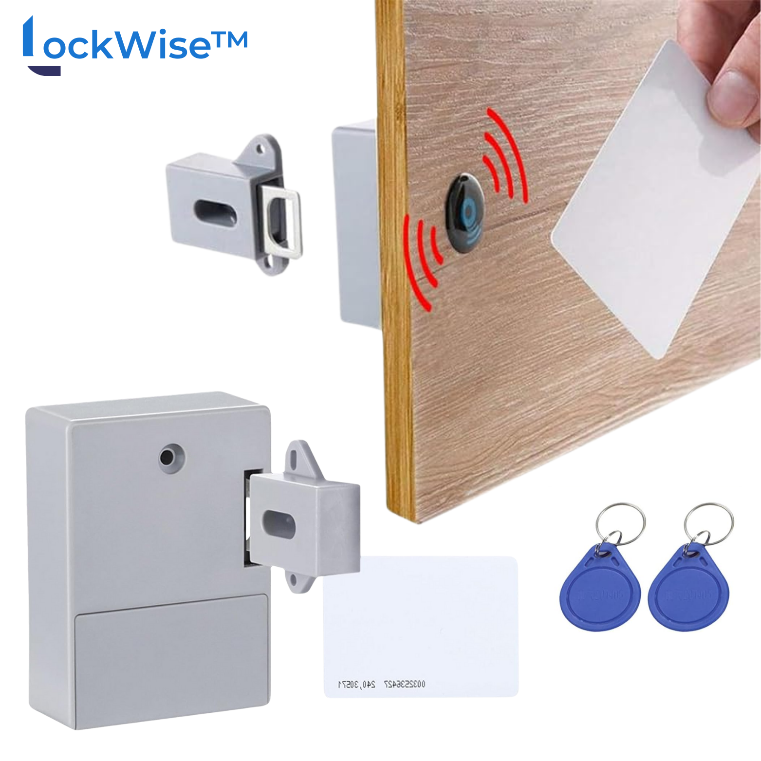 LockWise™ RFID Schrankschloss für Türen und Schubladen