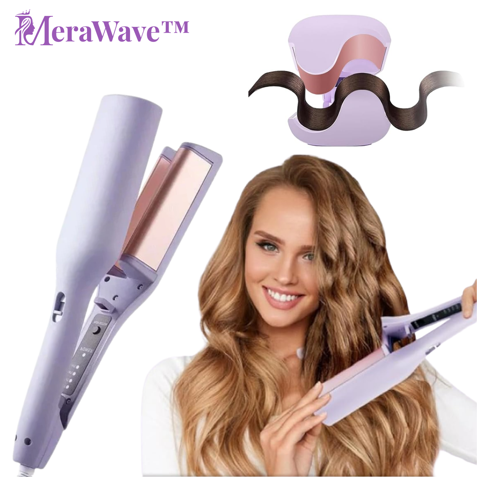 MeraWave™ Wellen-Haarglätter und Lockenstab