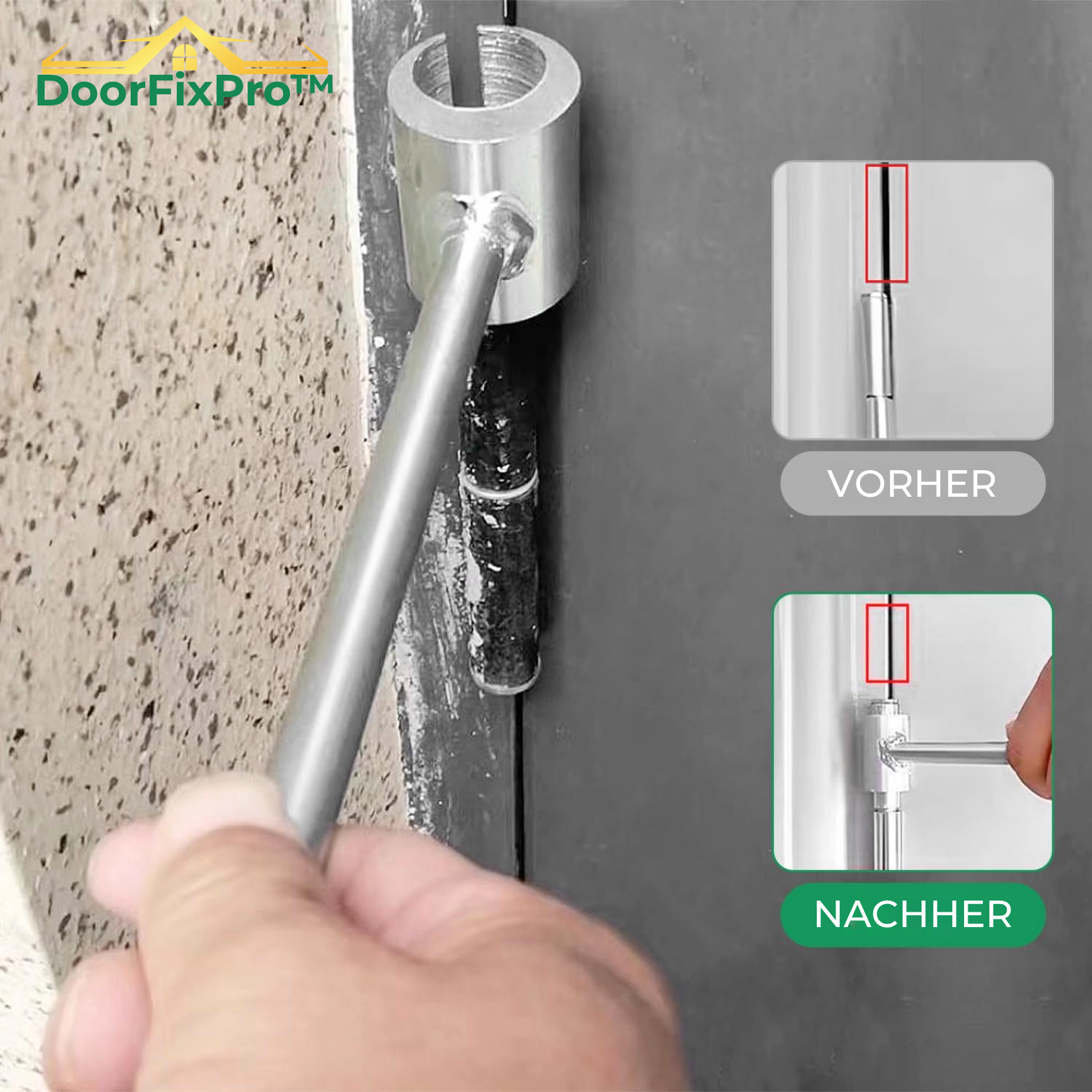 DoorFixPro™ Scharnierspalt Einstellwerkzeug