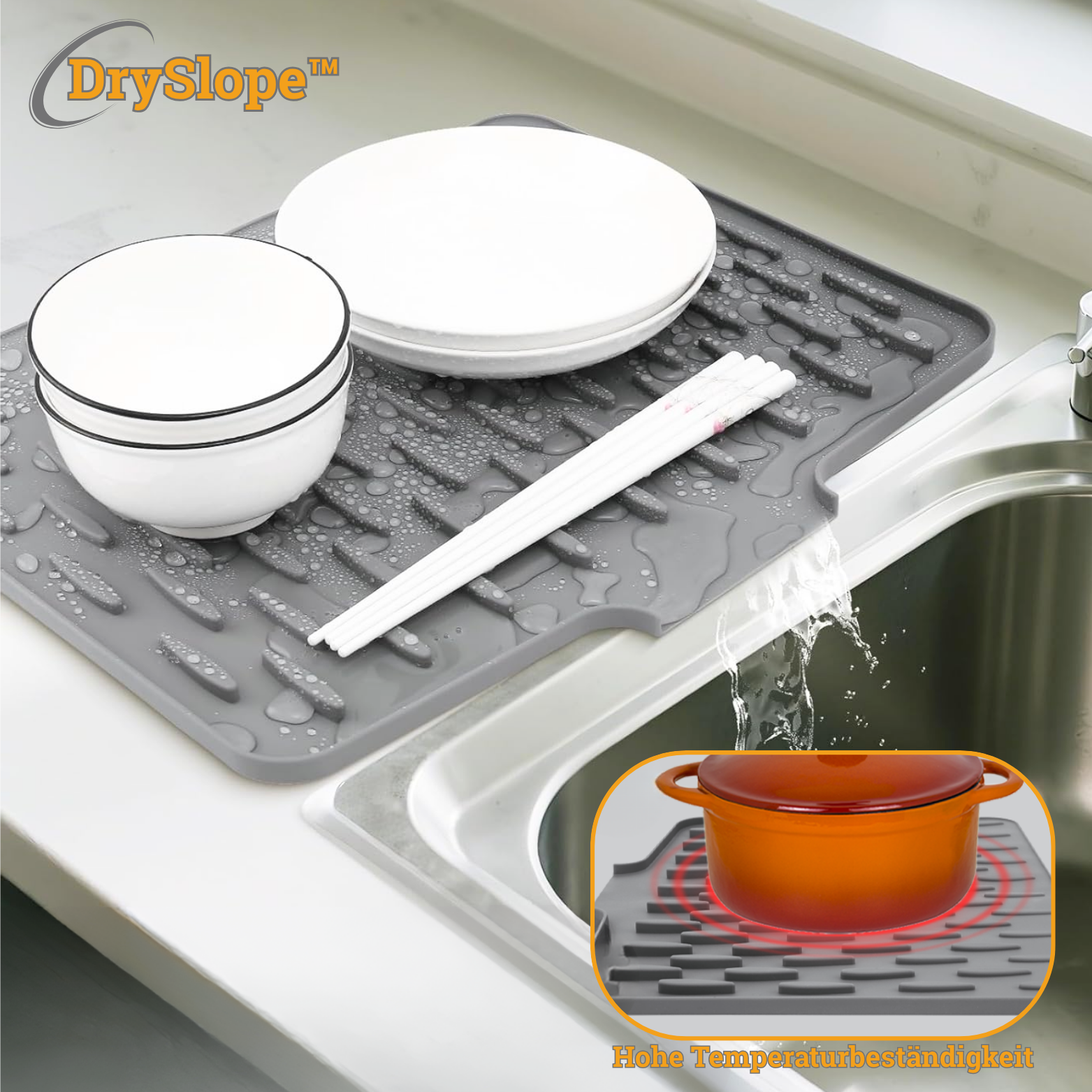 DrySlope™ Silikon Abtropfmatte