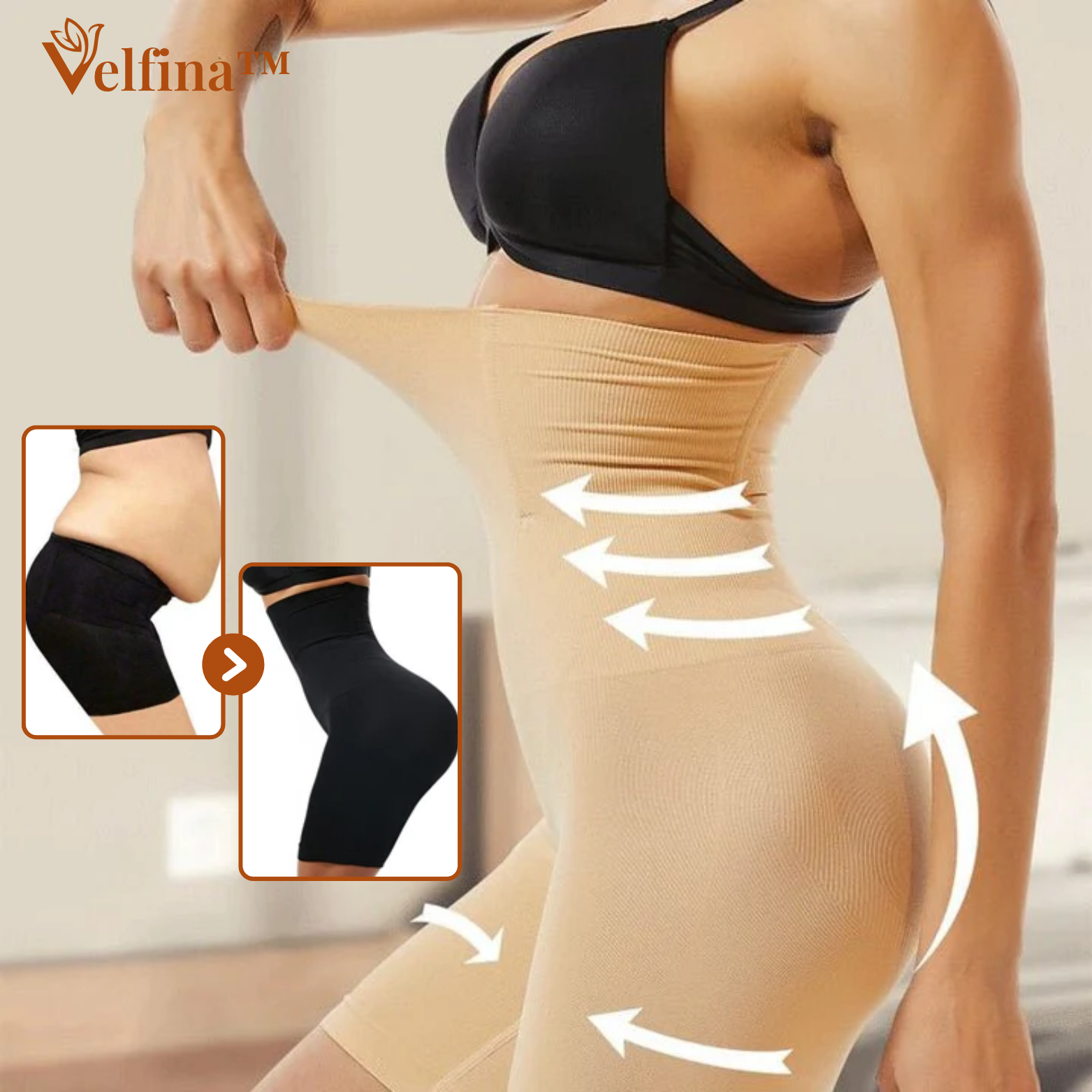 Velfina™ Nahtlose Figurformende Shorts