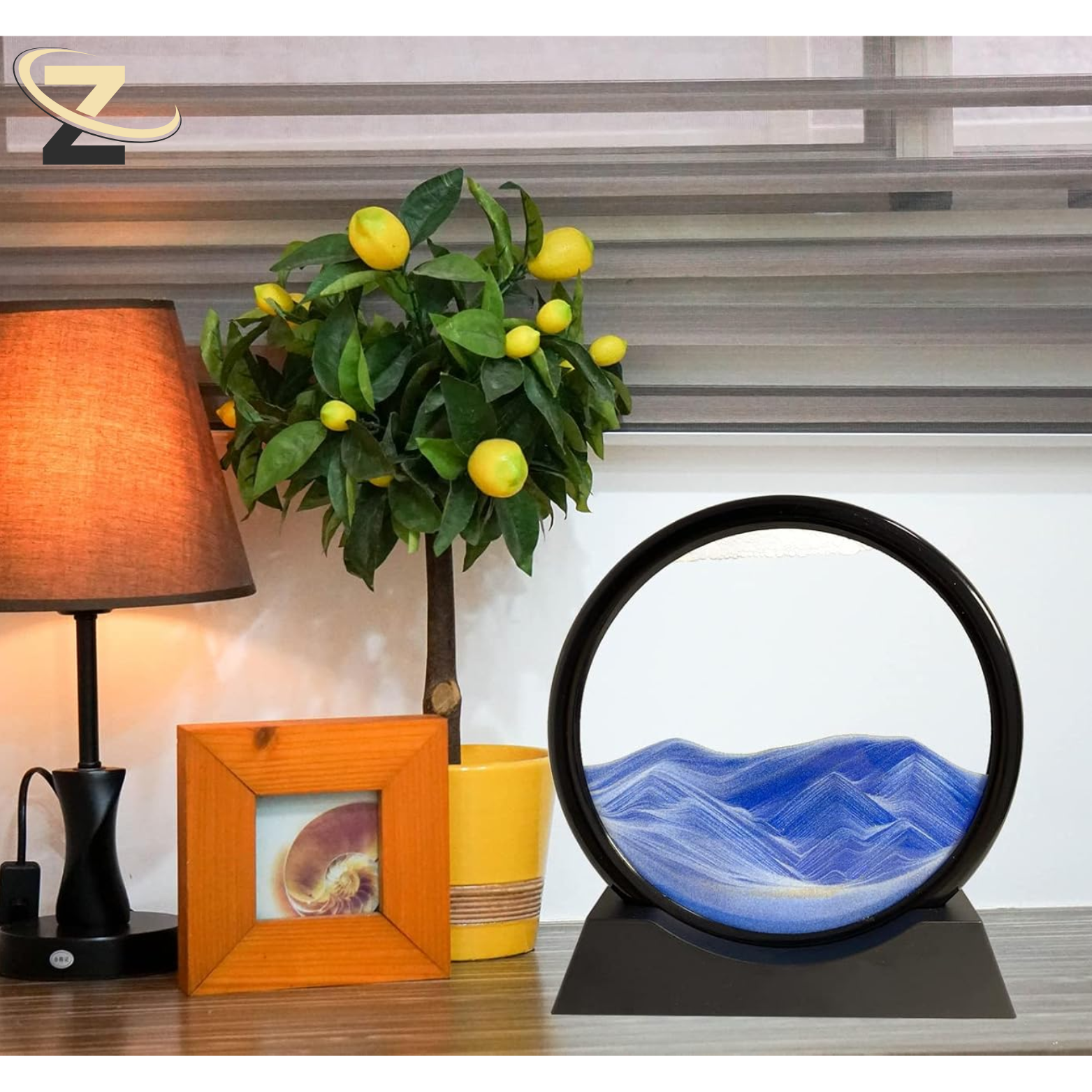 ZenScape™ 3D Sandbild – Dynamische Sandkunst für Büro & Zuhause