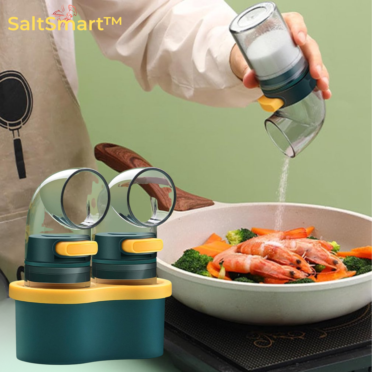 1+1 GRATIS | SaltSmart™ Präzisions-Salz- und Pfefferstreuer