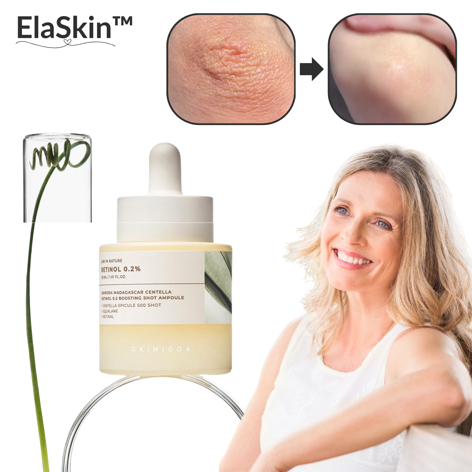 ElaSkin™ Centella Retinol Boosting Ampulle 30ml