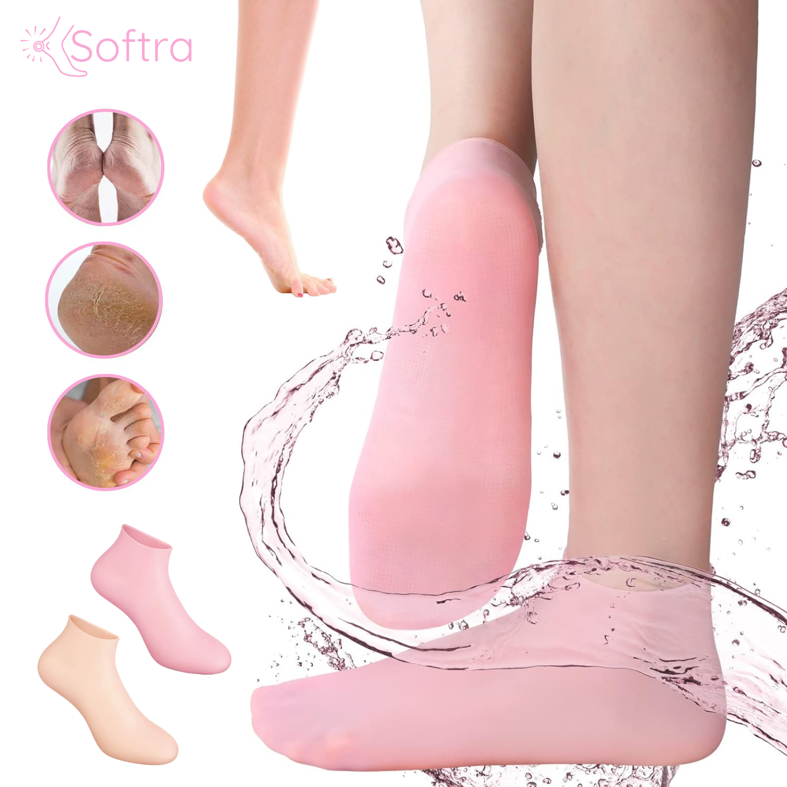 Softra Fersensocken für trockene Füße