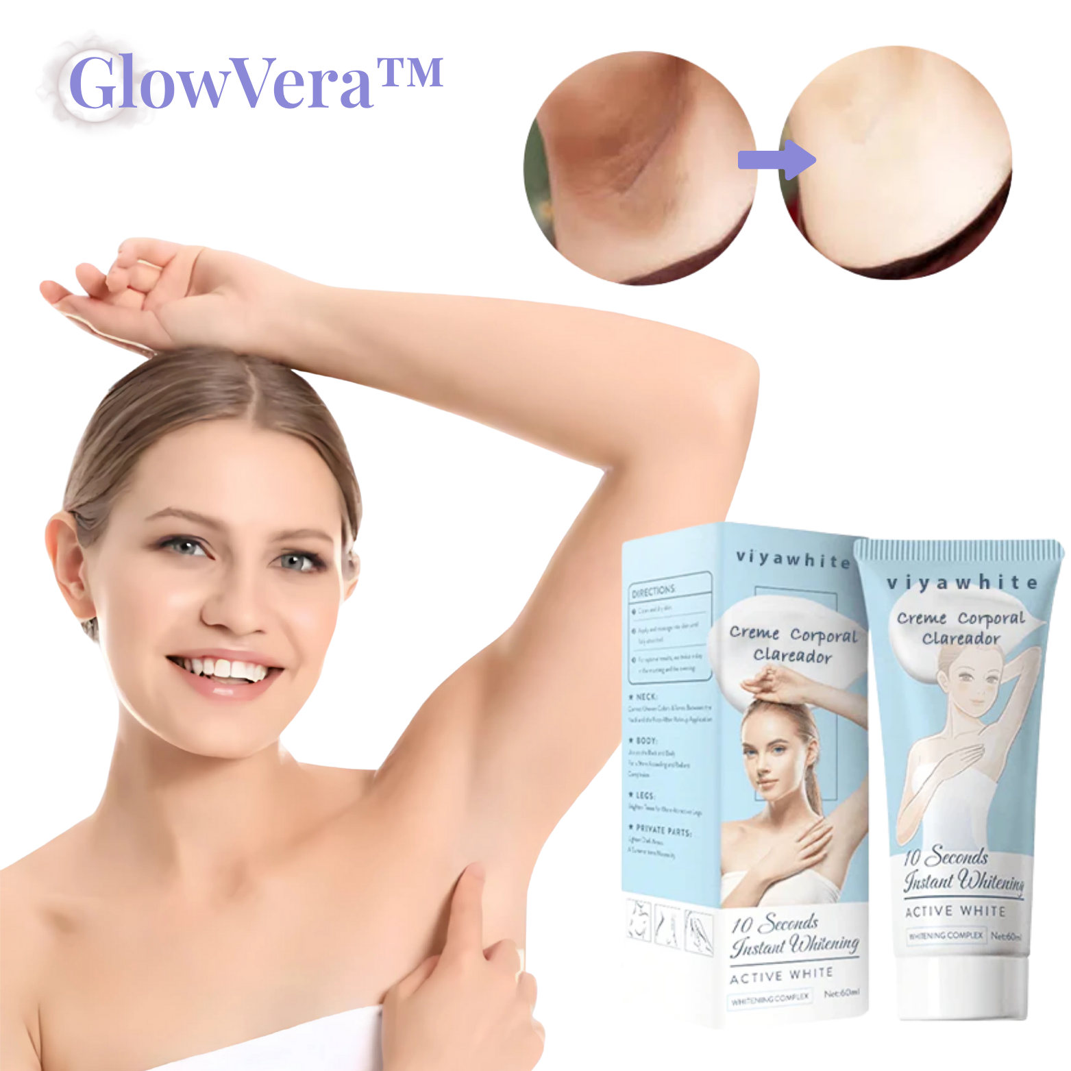 GlowVera™ Aufhellende Körpercreme