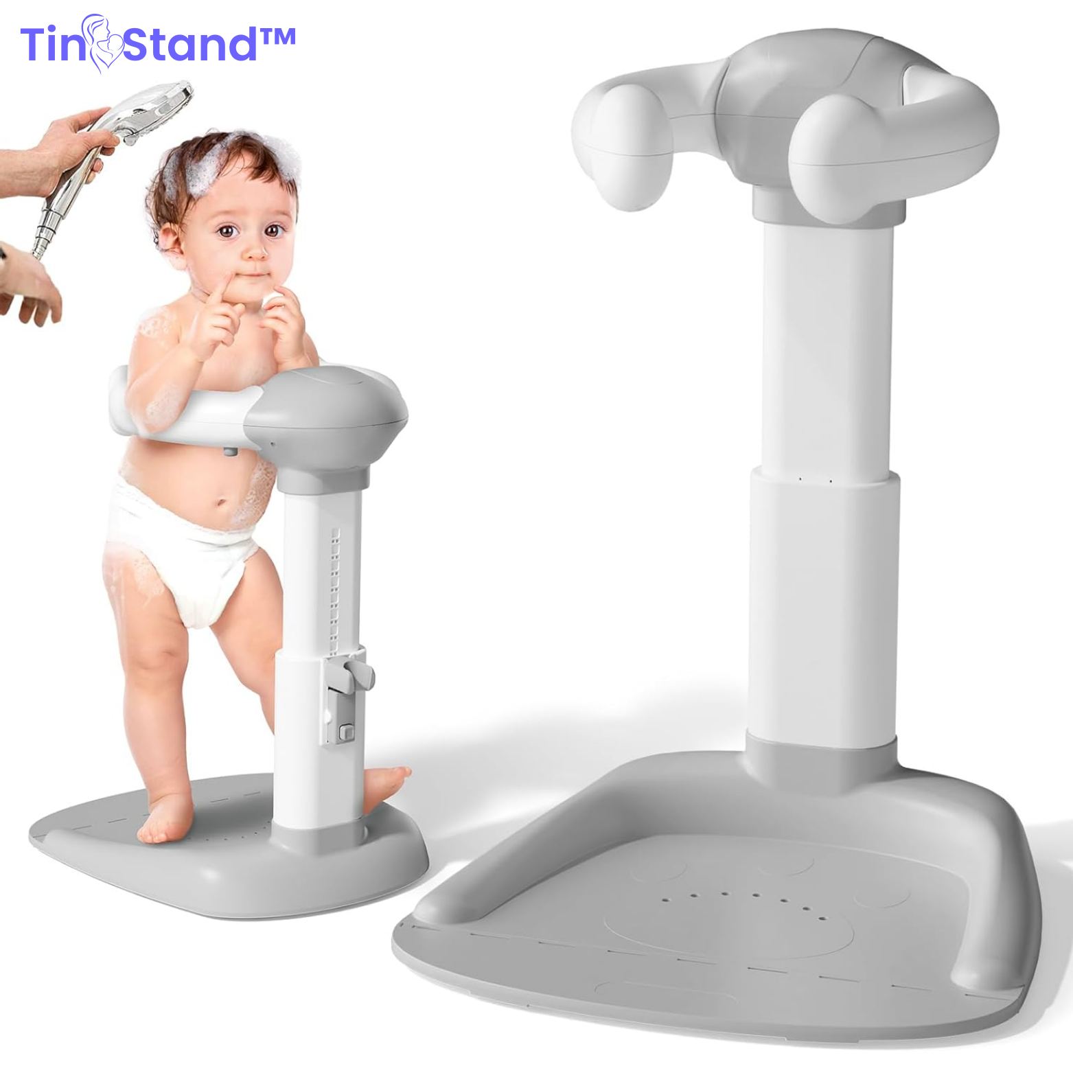 TinyStand™ Baby Duschständer mit Sicherheitsgriff