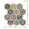 WallAura™ 4er Set 3D Wandfliesen Selbstklebend 30x30 cm