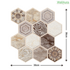 WallAura™ 4er Set 3D Wandfliesen Selbstklebend 30x30 cm