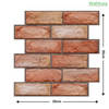 WallAura™ 4er Set 3D Wandfliesen Selbstklebend 30x30 cm
