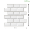 WallAura™ 4er Set 3D Wandfliesen Selbstklebend 30x30 cm