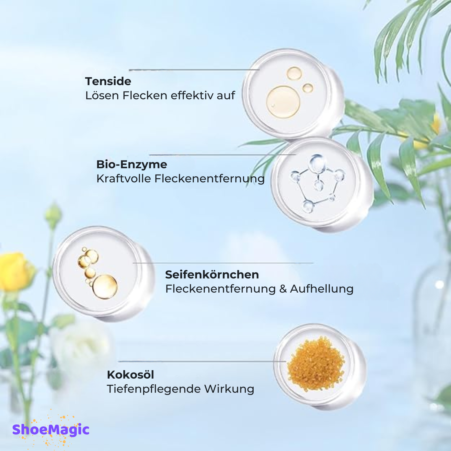 ShoeMagic Schuhreiniger mit Schwamm
