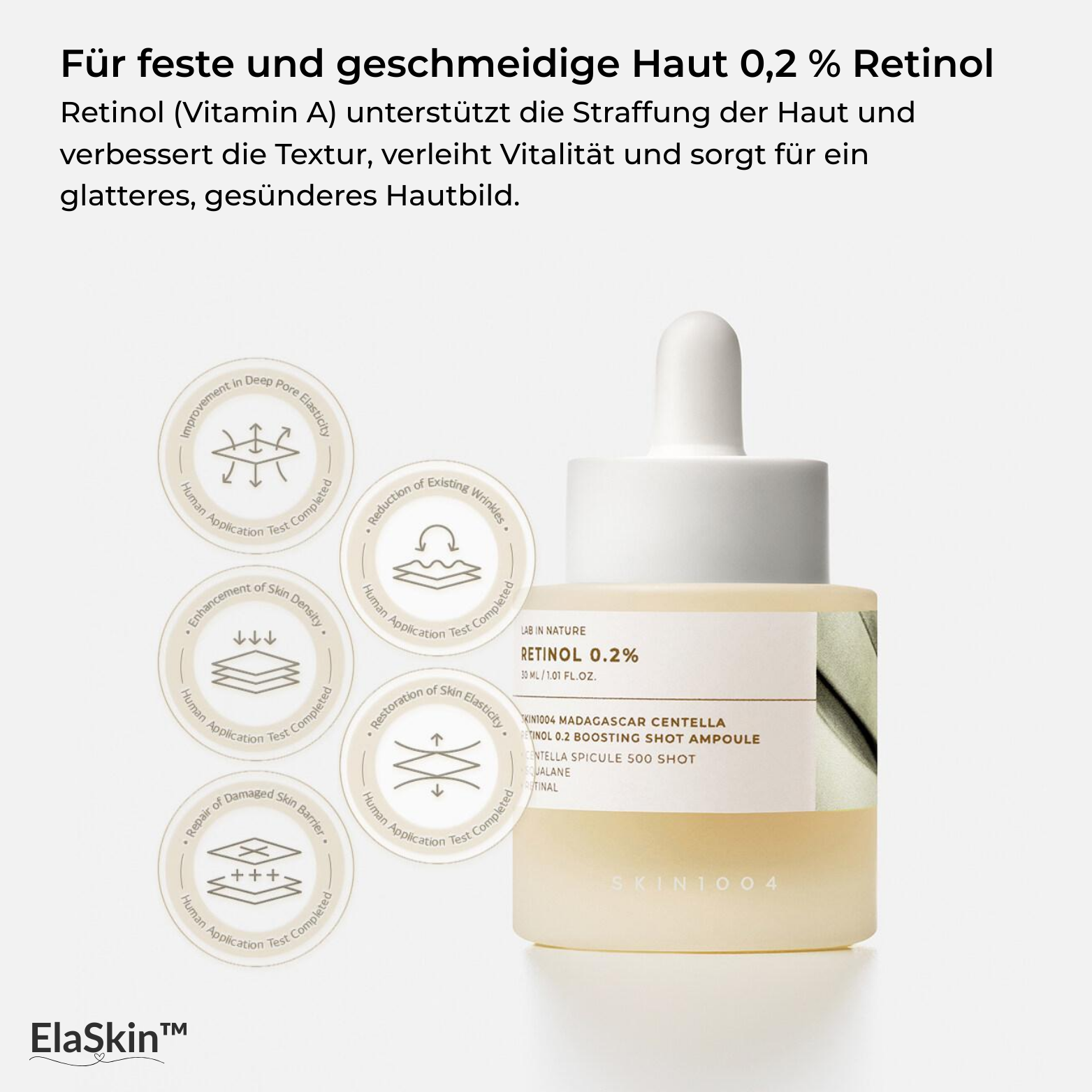 ElaSkin™ Centella Retinol Boosting Ampulle 30ml