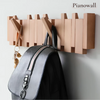 Pianowall Klappbare Wandgarderobe aus Naturholz