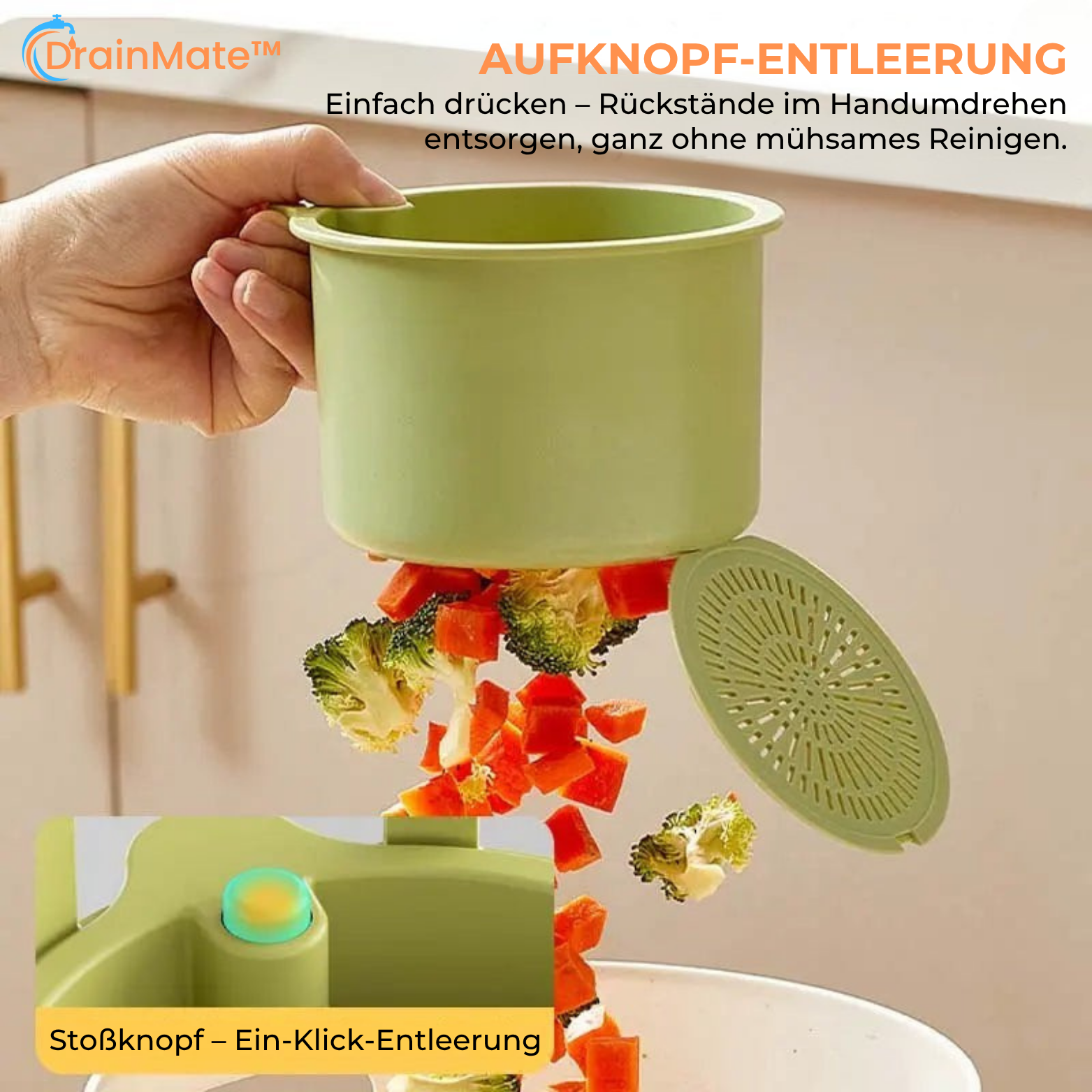 DrainMate™ Abtropfkorb zum Einhängen