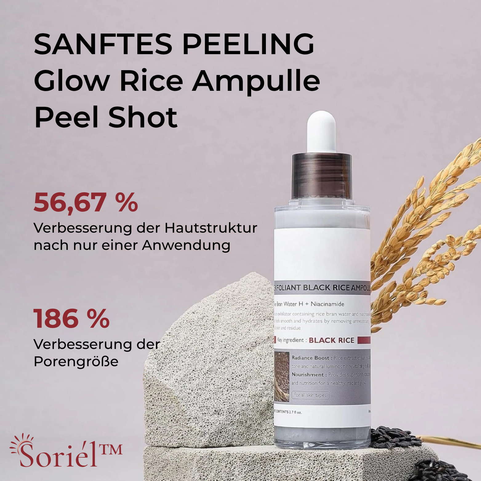 Soriél™ Reispeeling Ampulle für Gesicht & Körper