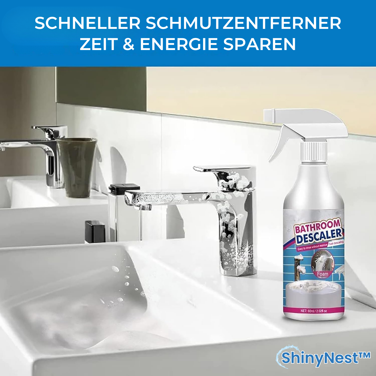 ShinyNest™ Kraftreiniger für Bad & Dusche