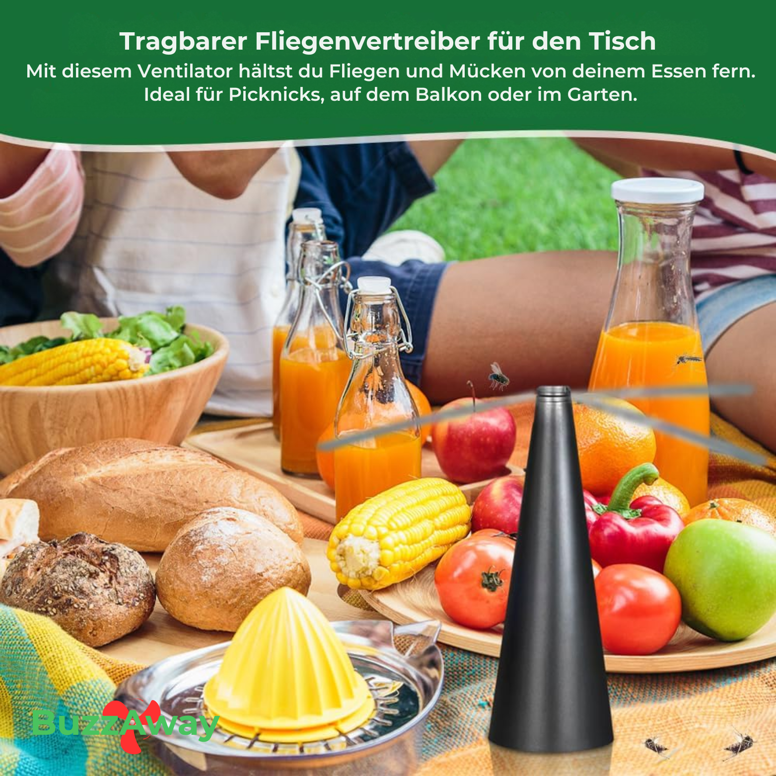 BuzzAway Fliegenvertreiber Tischmodell