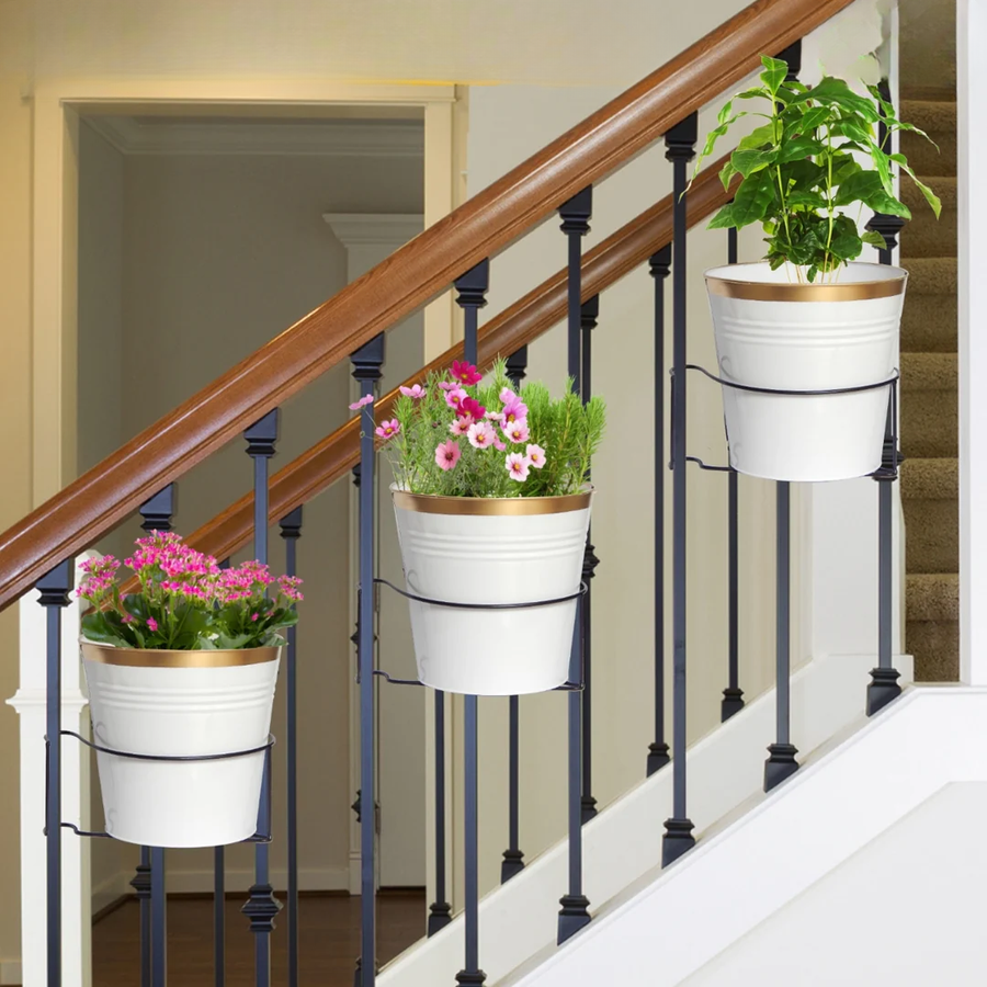 1+1 GRATIS | Florani™ - Hängende Blume Metall Topf Stand