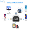 BytePort 4-in-1 SD-Kartenleser – USB-C & USB 3.0