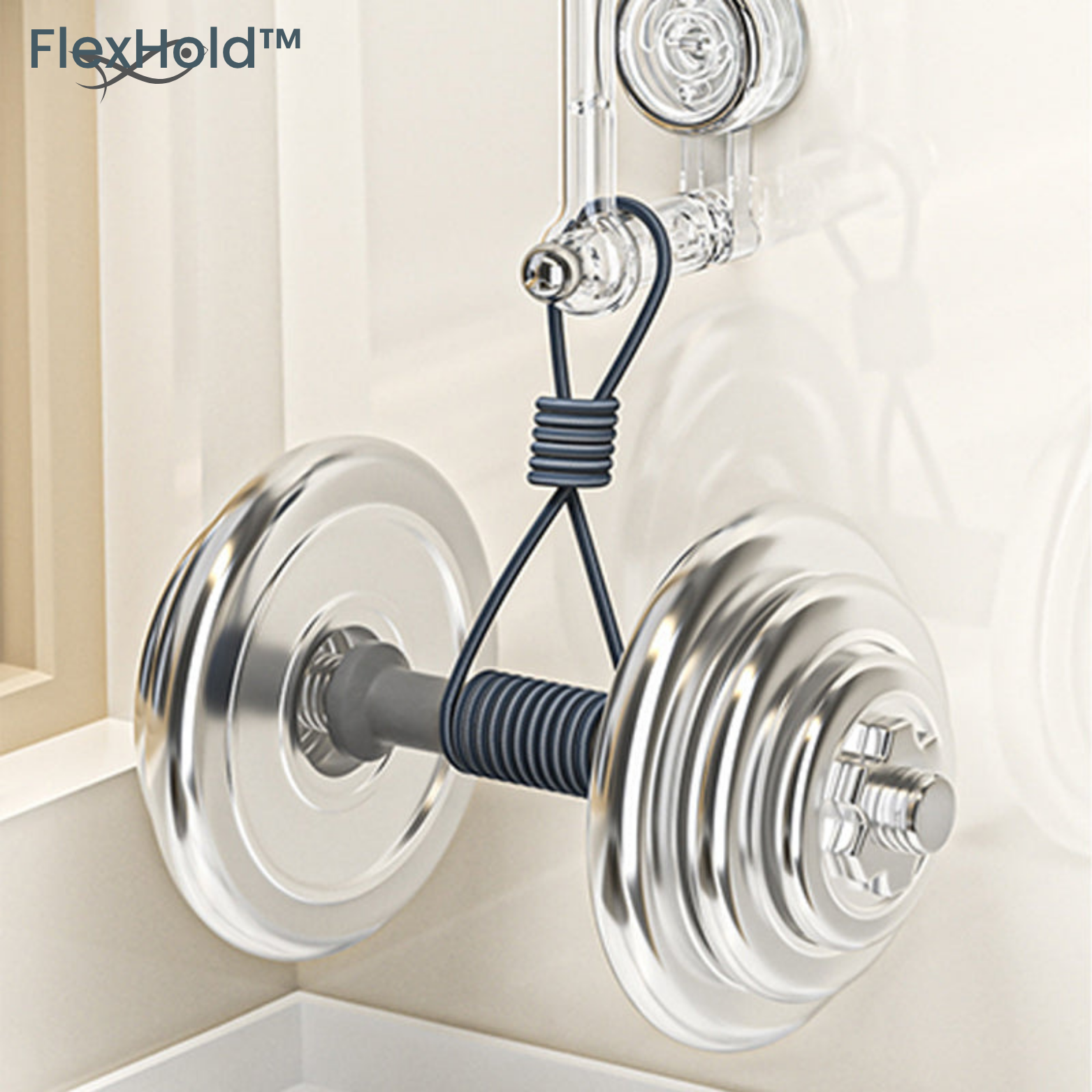 FlexHold™ Küchenrollenhalter mit Saugnapf