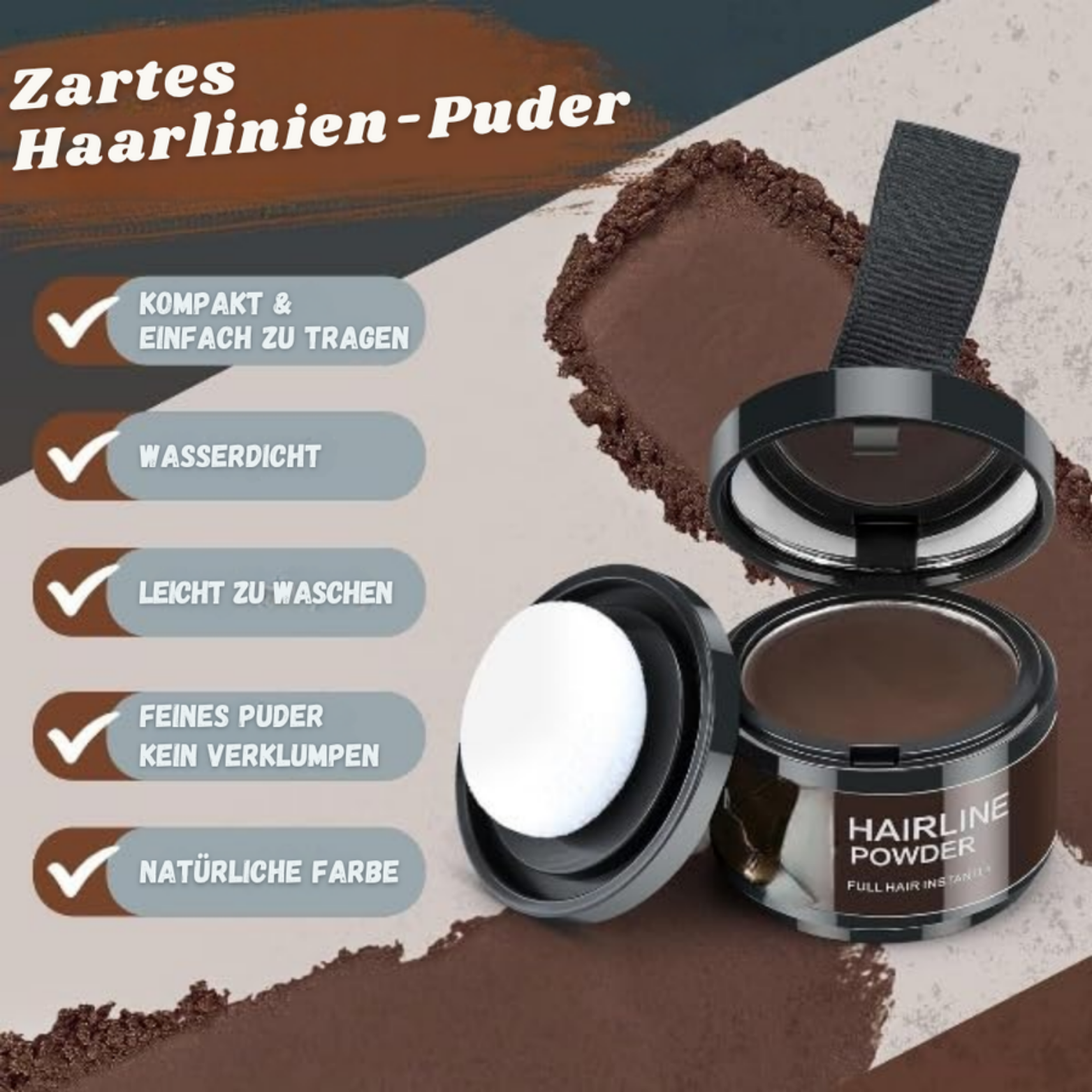 Follicia™ Ansatzpuder Haaransatz Kaschierung