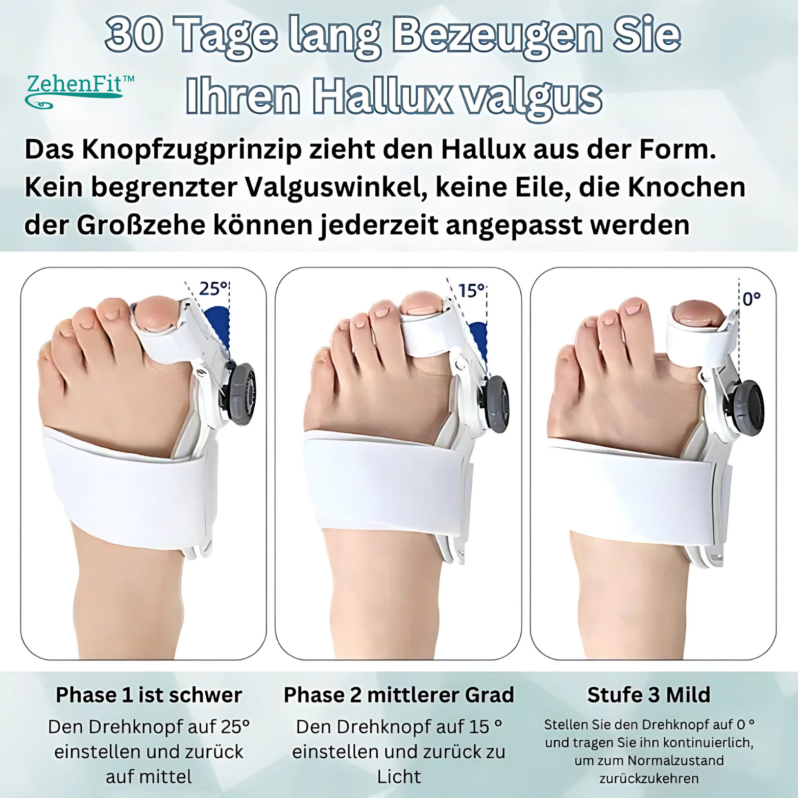 ZehenFit™ Hallux Valgus Korrektur & Zehenspreizer