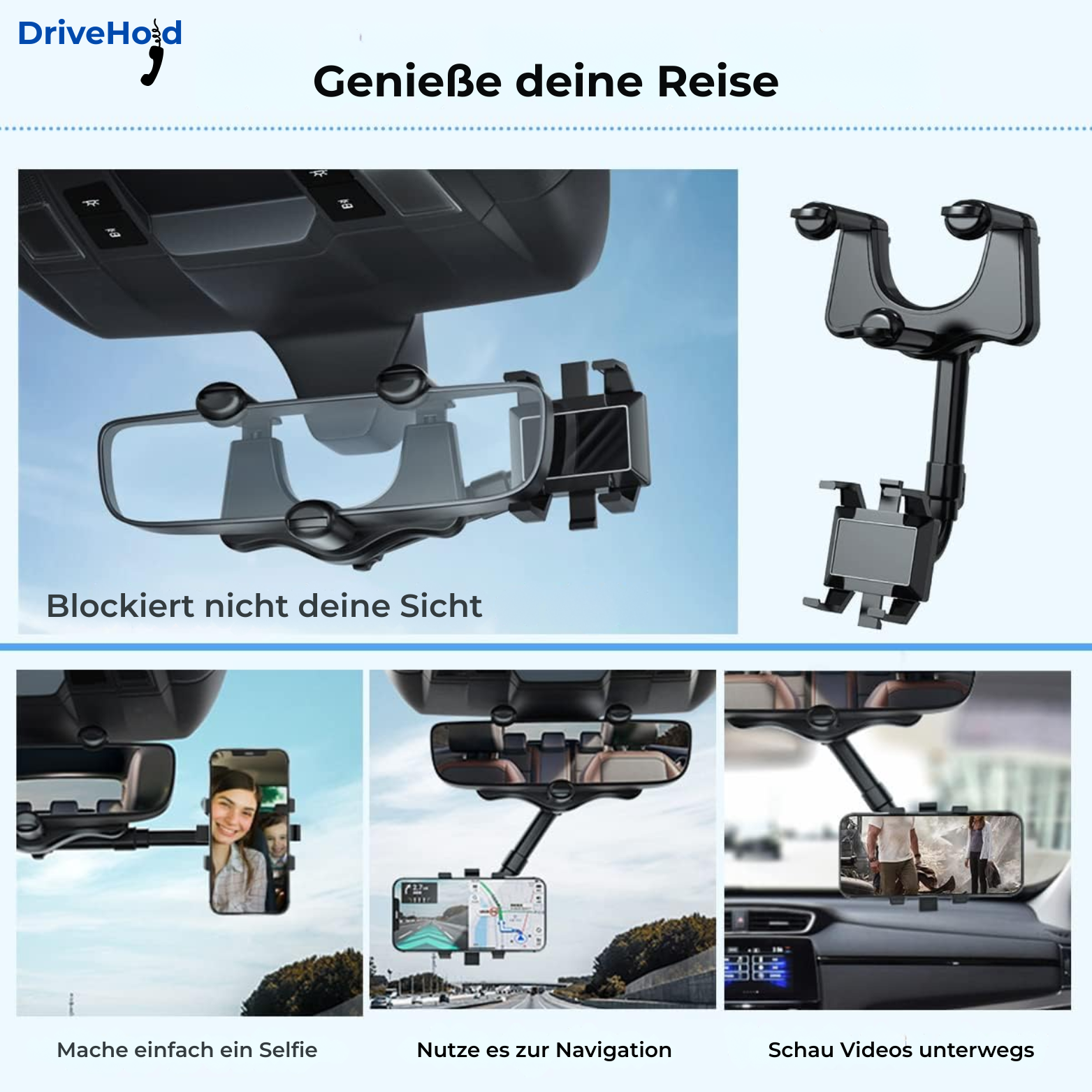 DriveHold 360° Handyhalter Auto