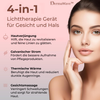DermaWave™ 4-in-1 Lichttherapie Gerät für Gesicht und Hals