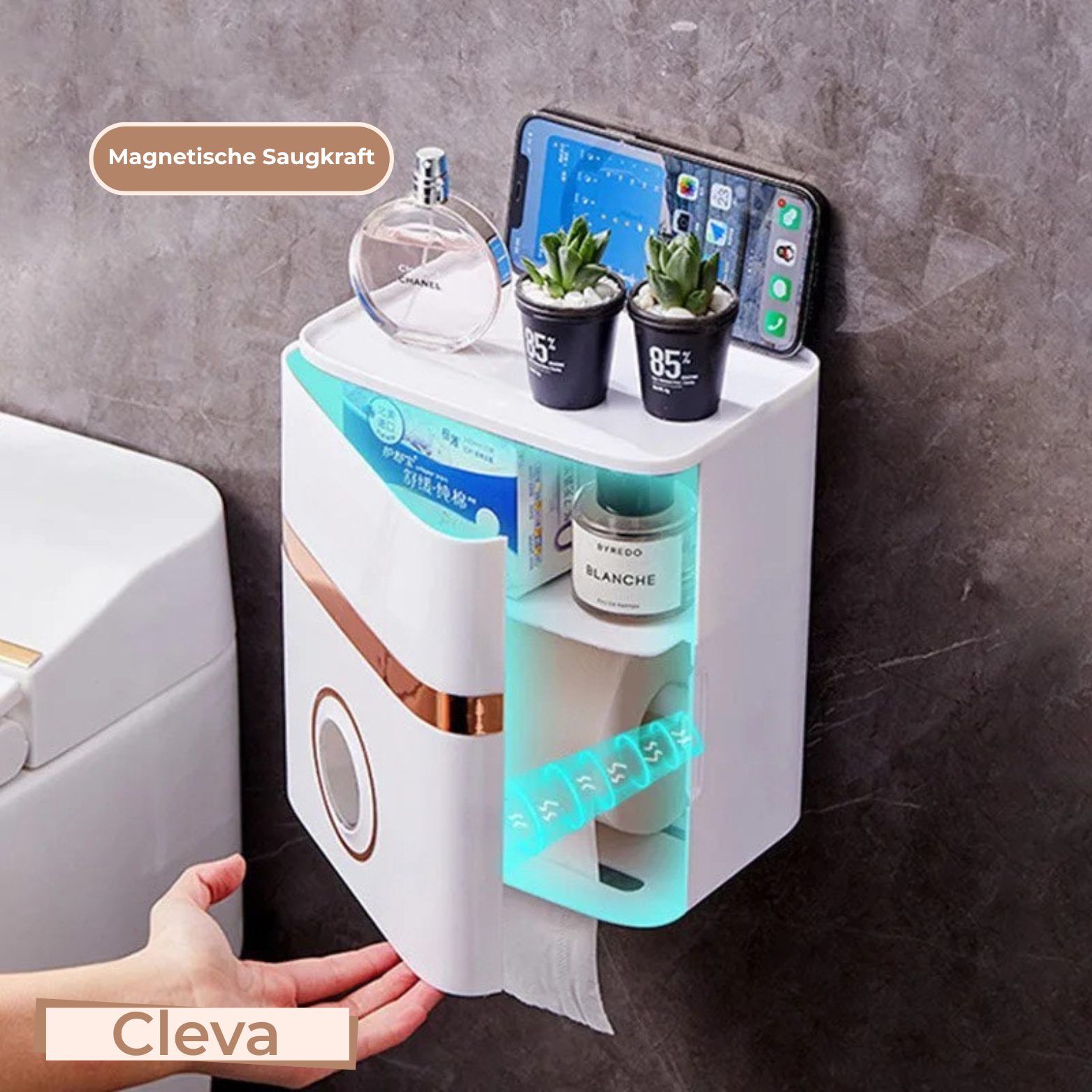 Cleva Wand-Taschentuchbox