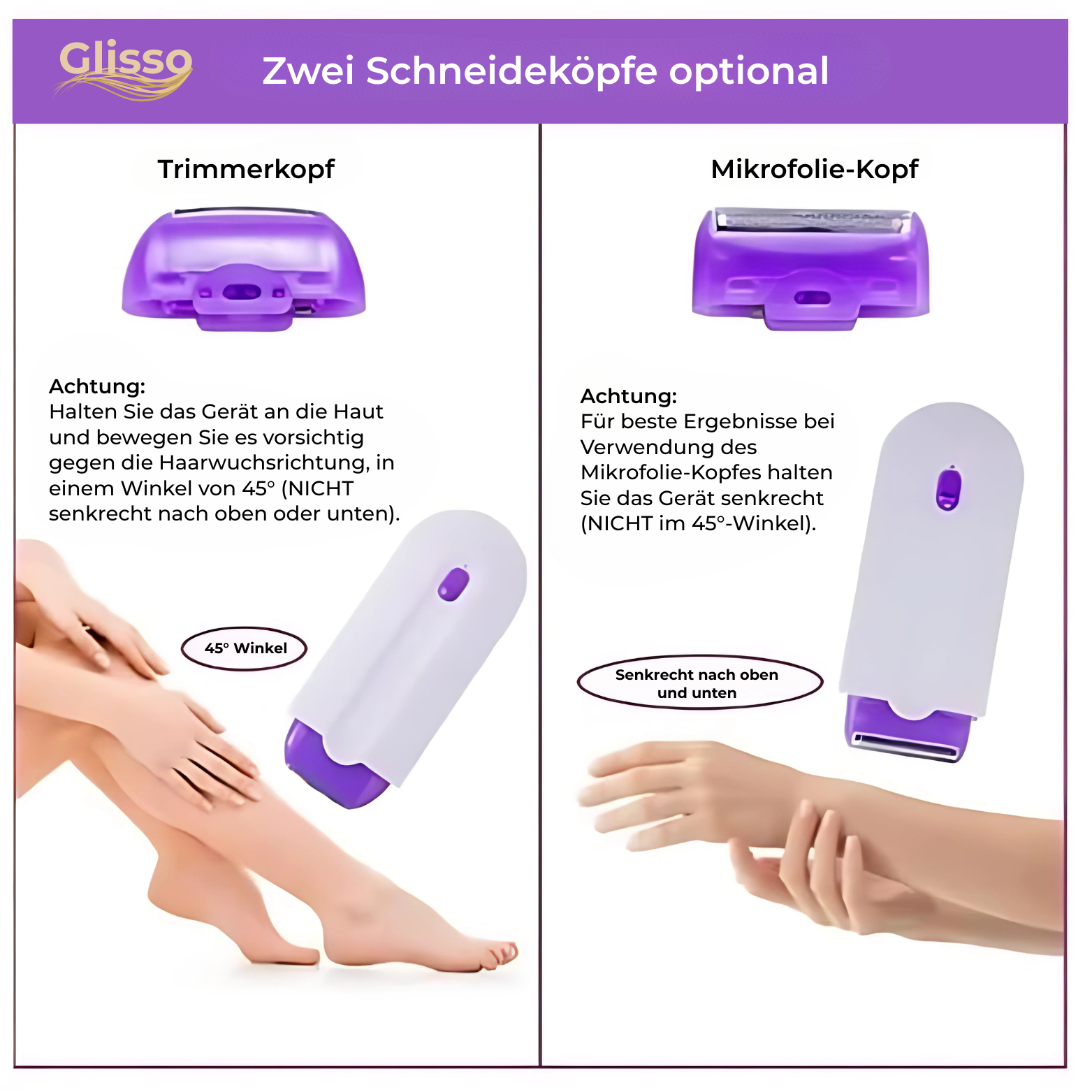 Glisso Schmerzloser Haarentferner